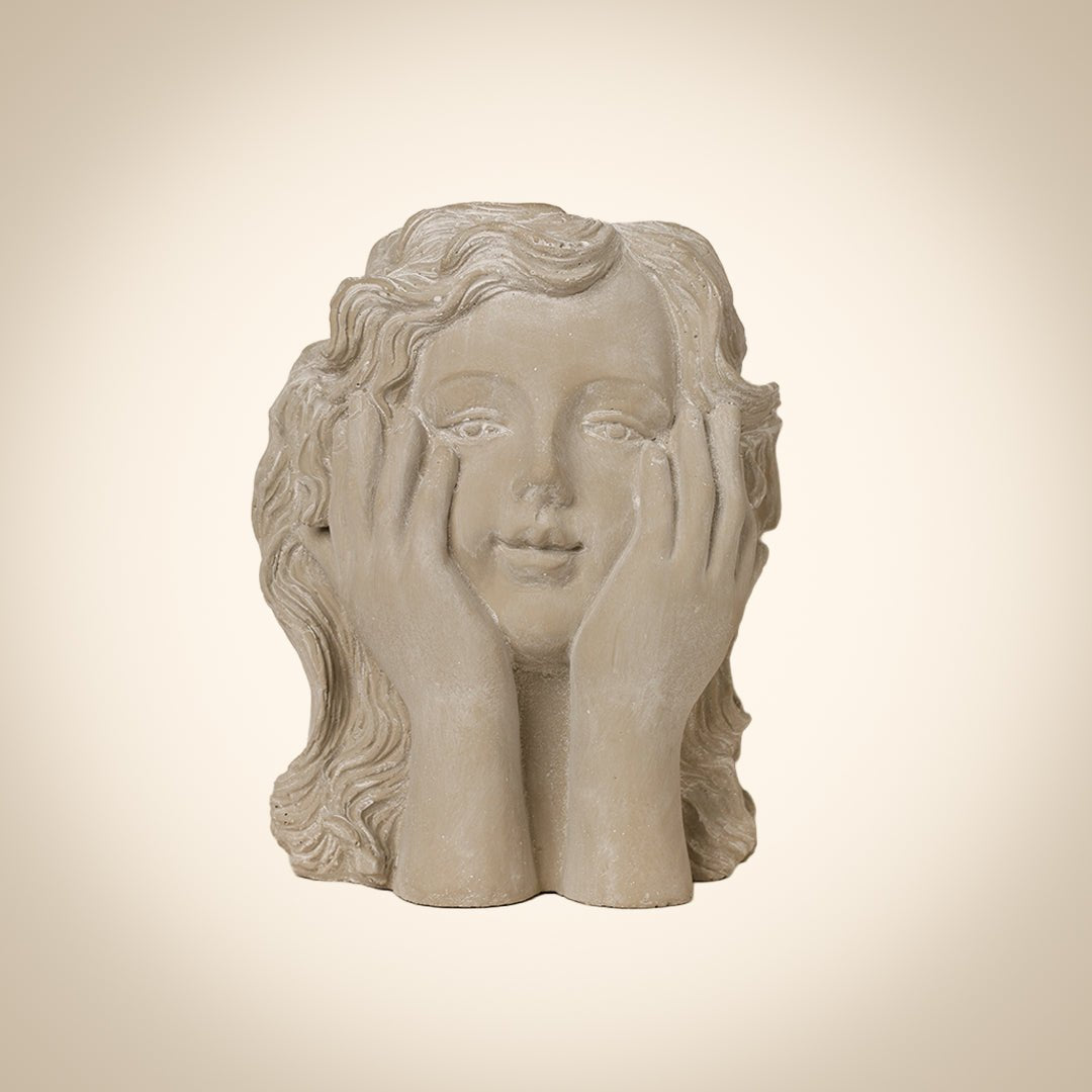 Thinking Girl Vase