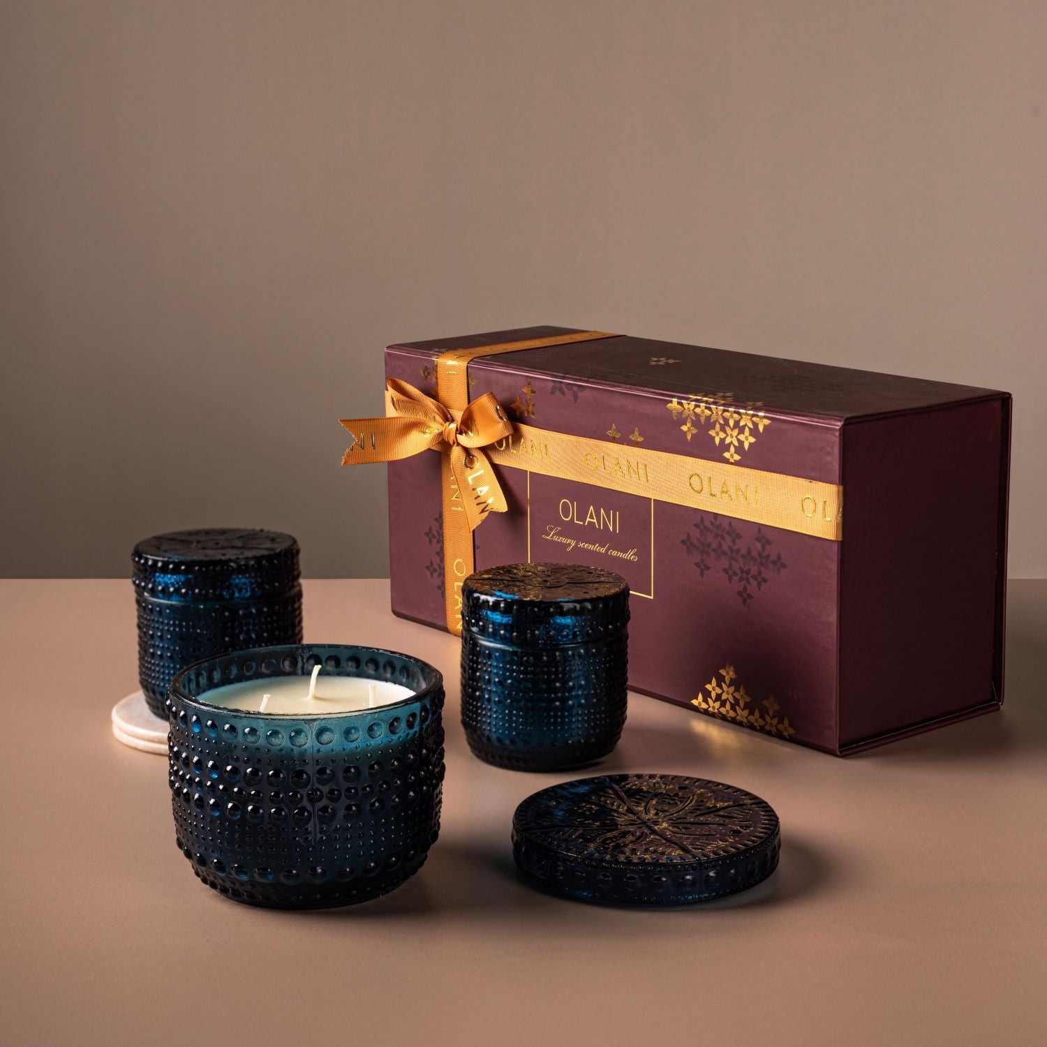 Crystal Glow Luxury Scented Candle Set