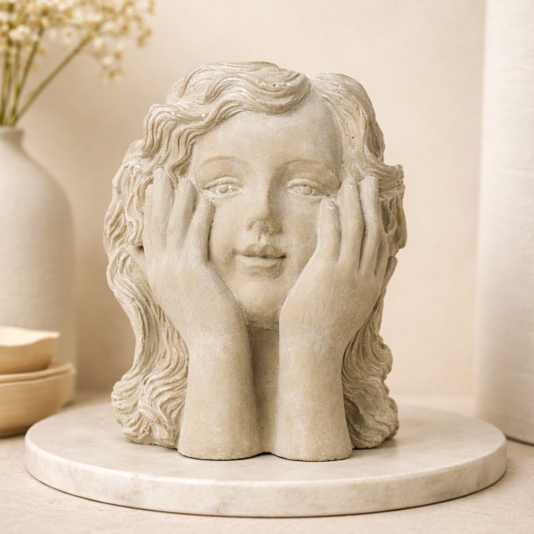 Thinking Girl Vase