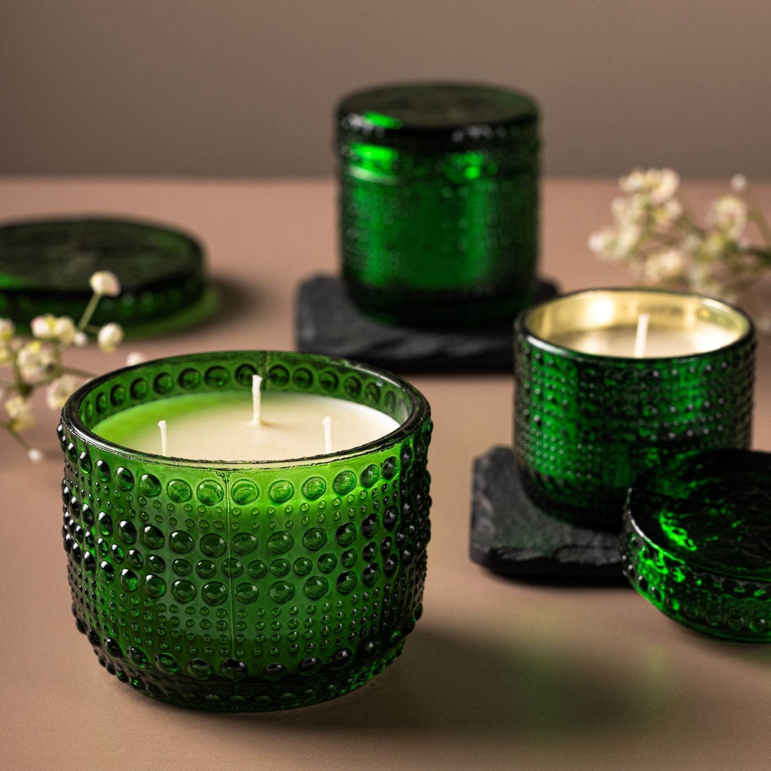 Crystal Glow Luxury Scented Candle Set