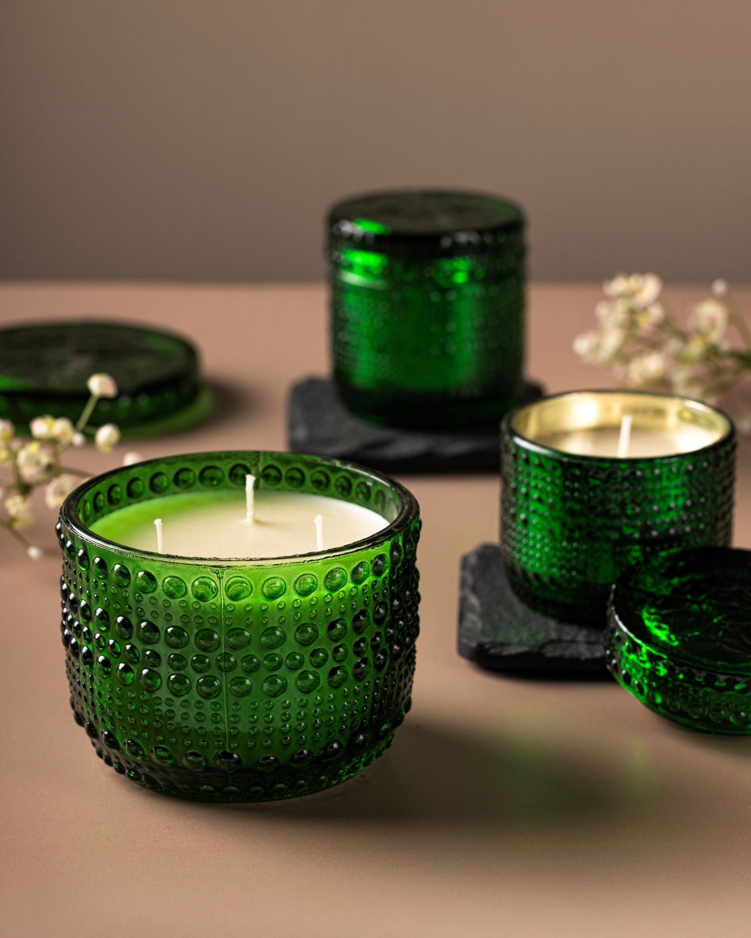 Crystal Glow Luxury Scented Candle Set