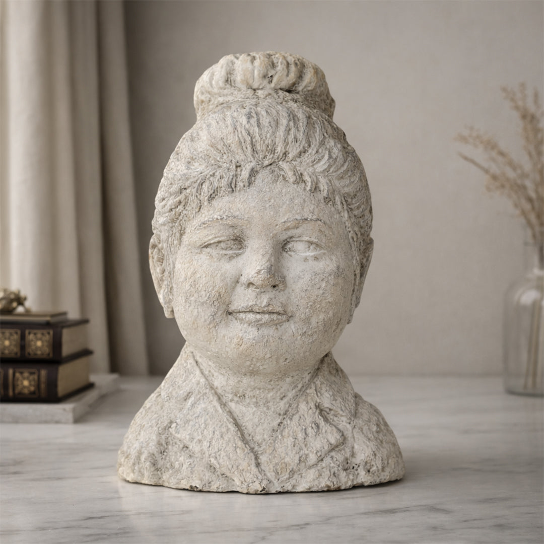 Japanese Head Statue 1