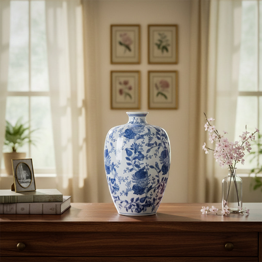 Blue and White Vase
