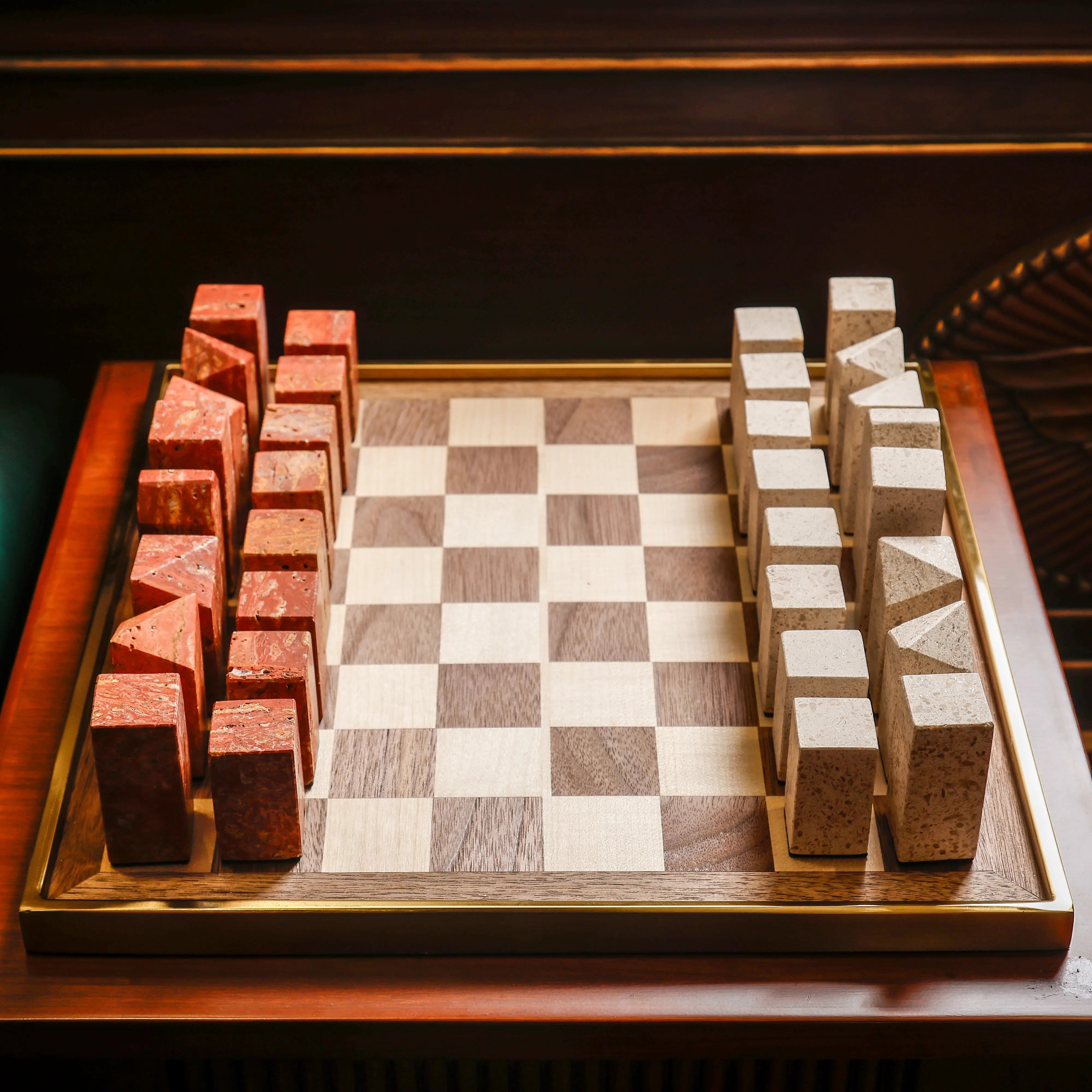 The Regal Terra Chess Ensemble Daamaira Home and Living Ltd