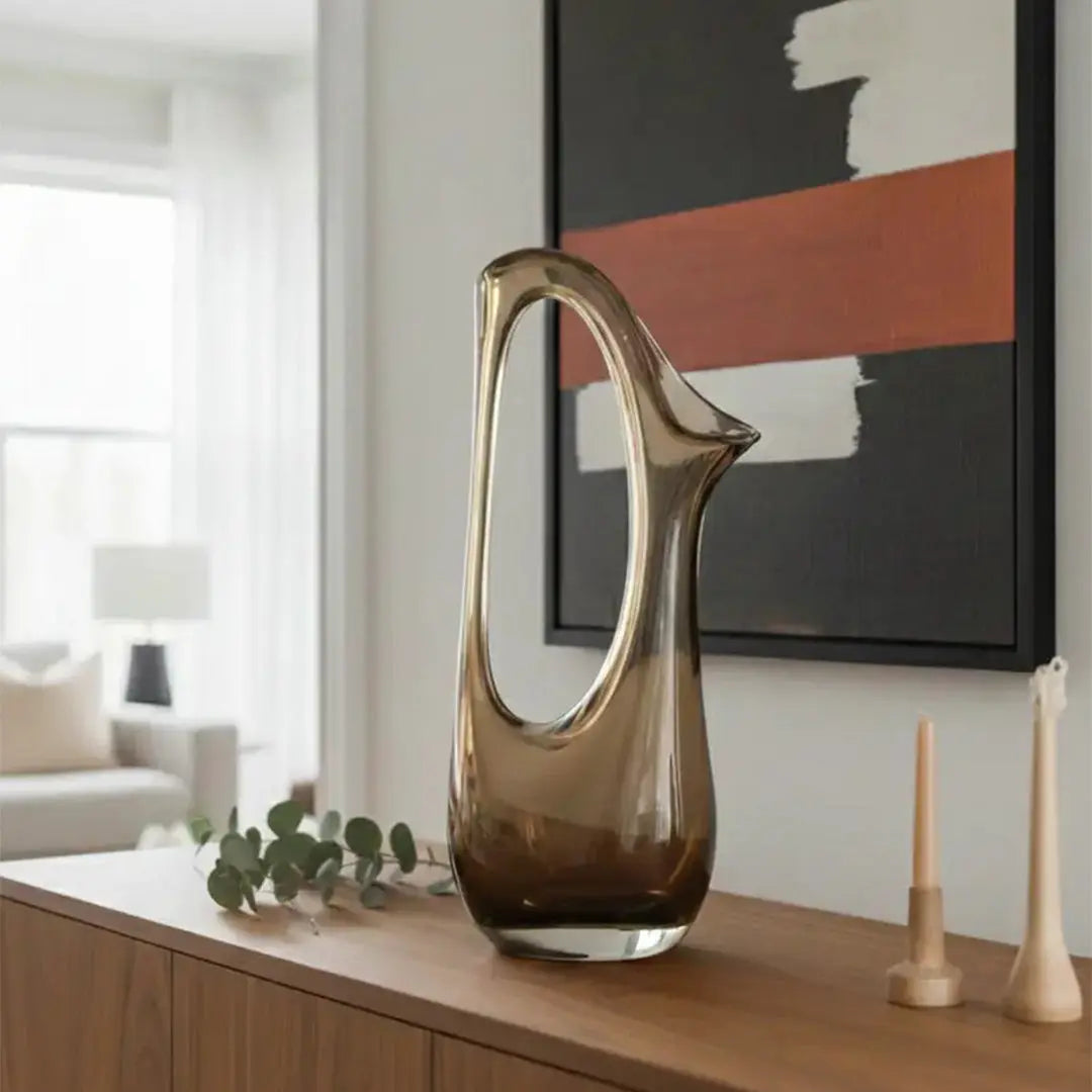 Penguin Sculpture - Smoke Grey