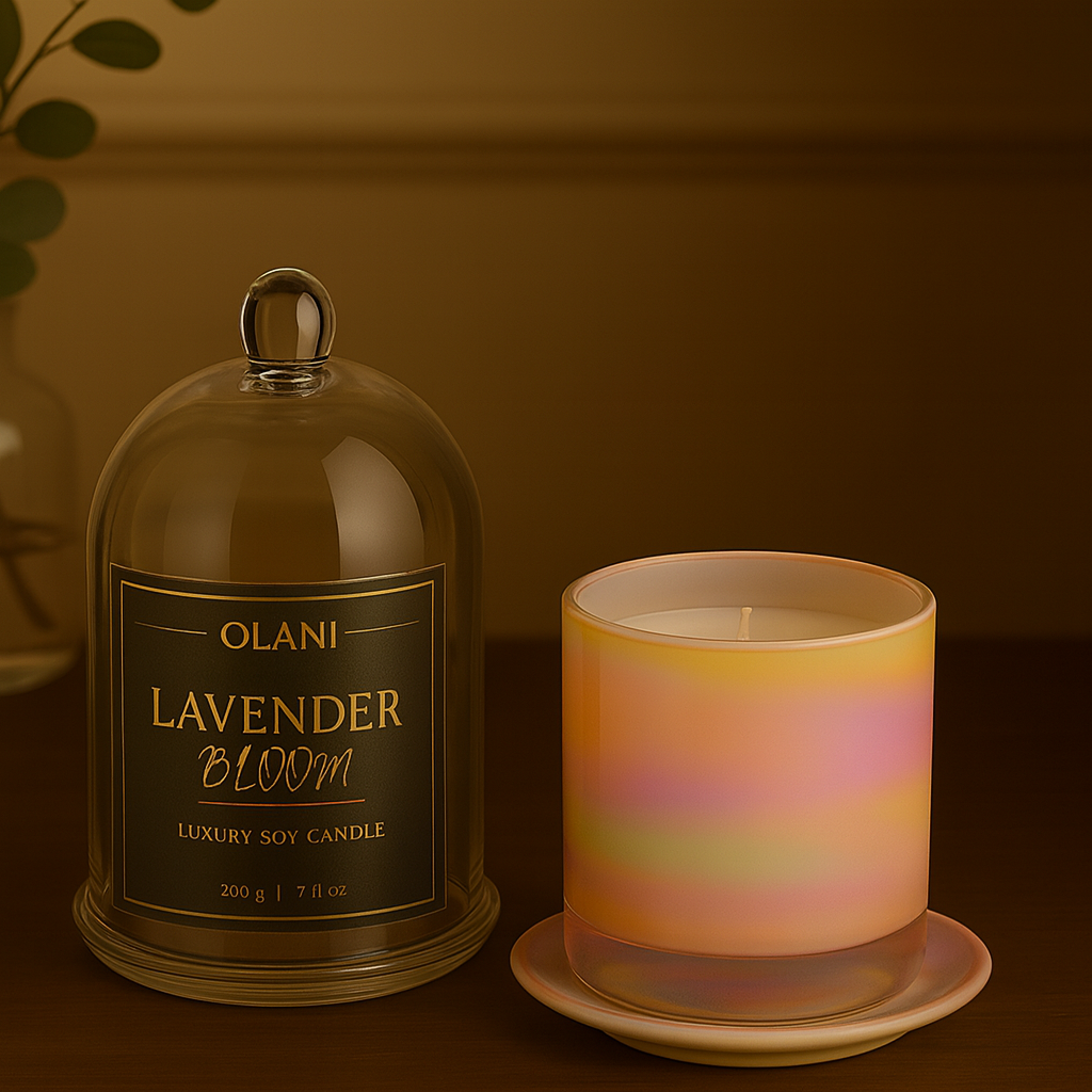 Bell Jar Premium Glass Candle Cloche Cover