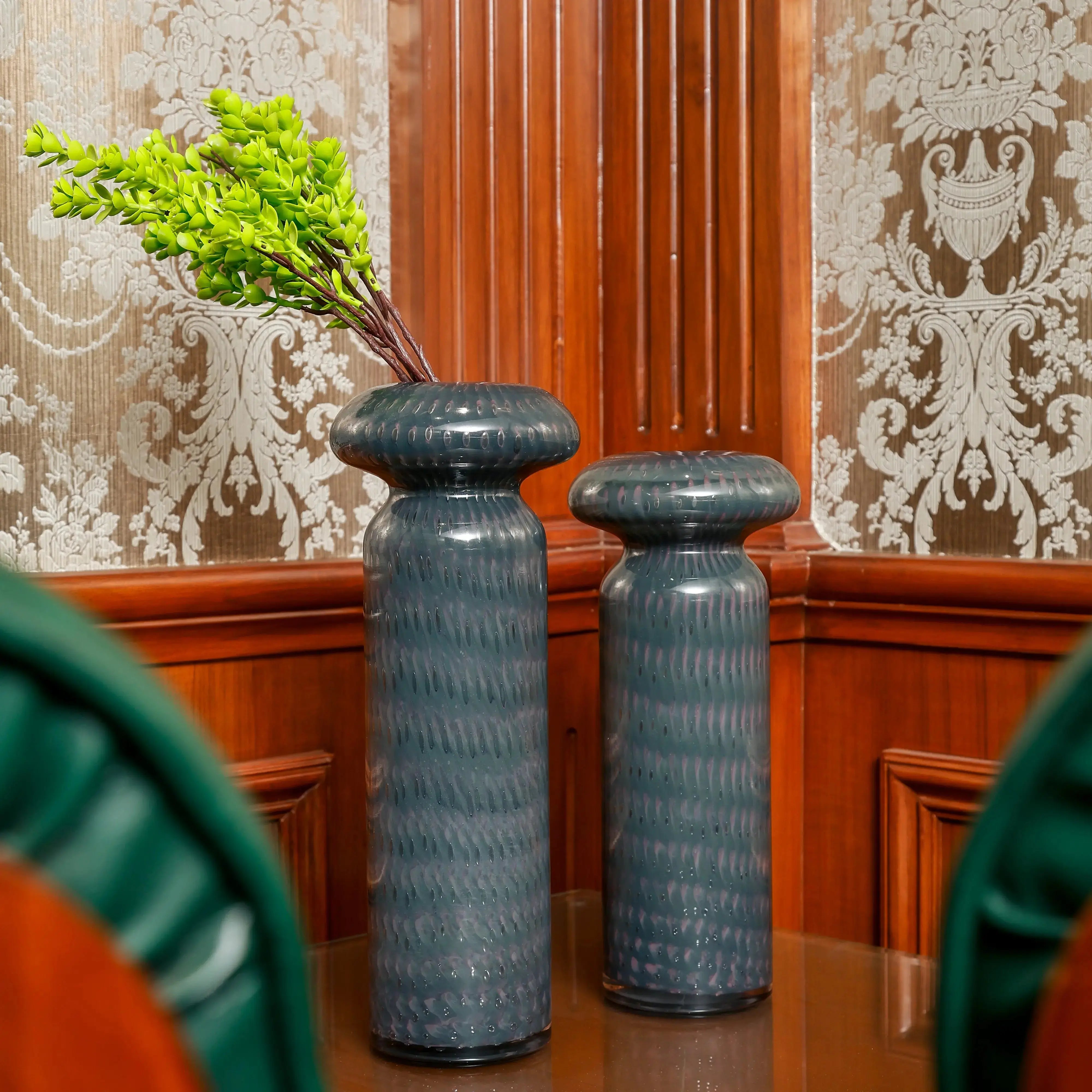 The Aurelia Midnight Vase - Tall Daamaira Home and Living Ltd