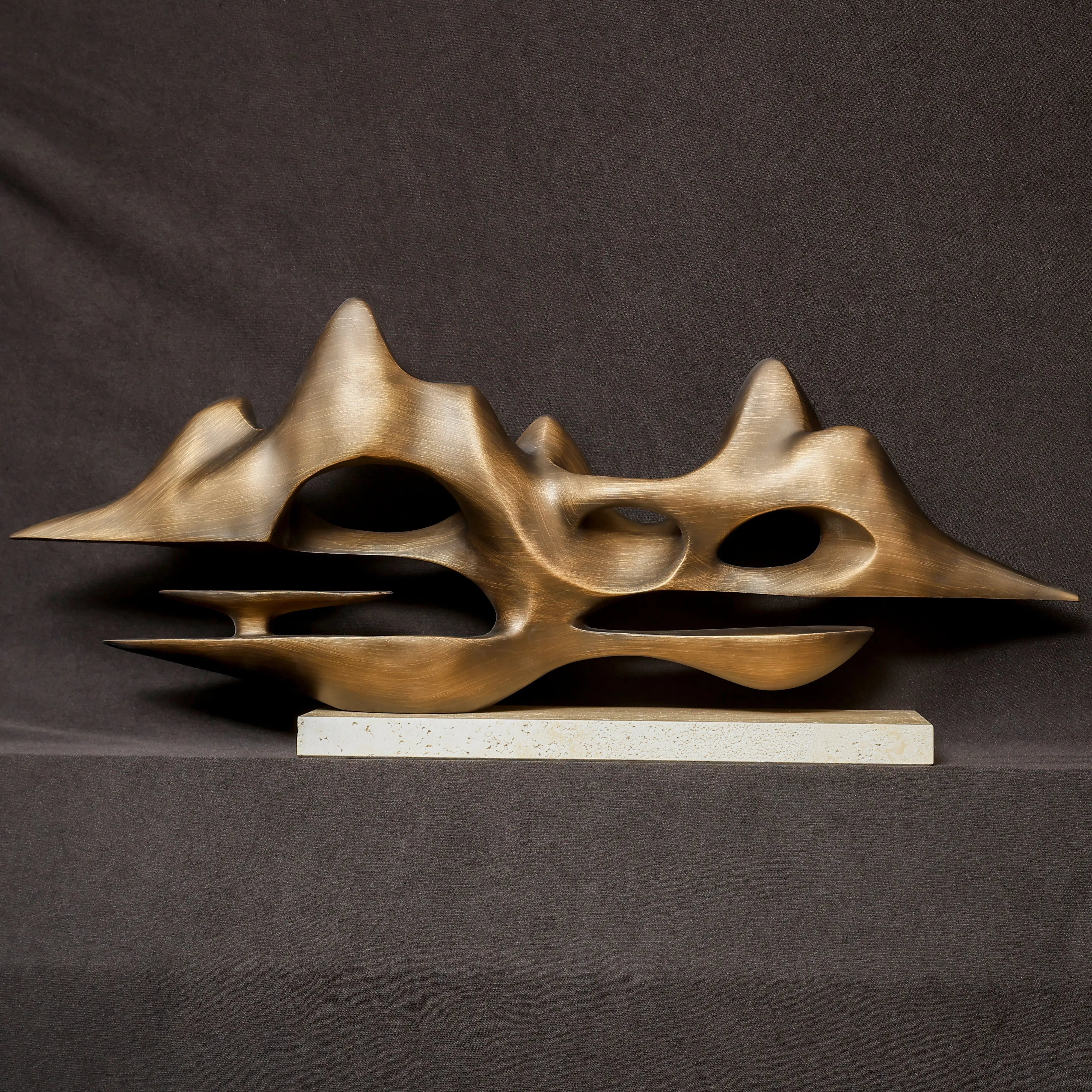 The Horizon Drift Abstract Sculpture Daamaira Home and Living Ltd