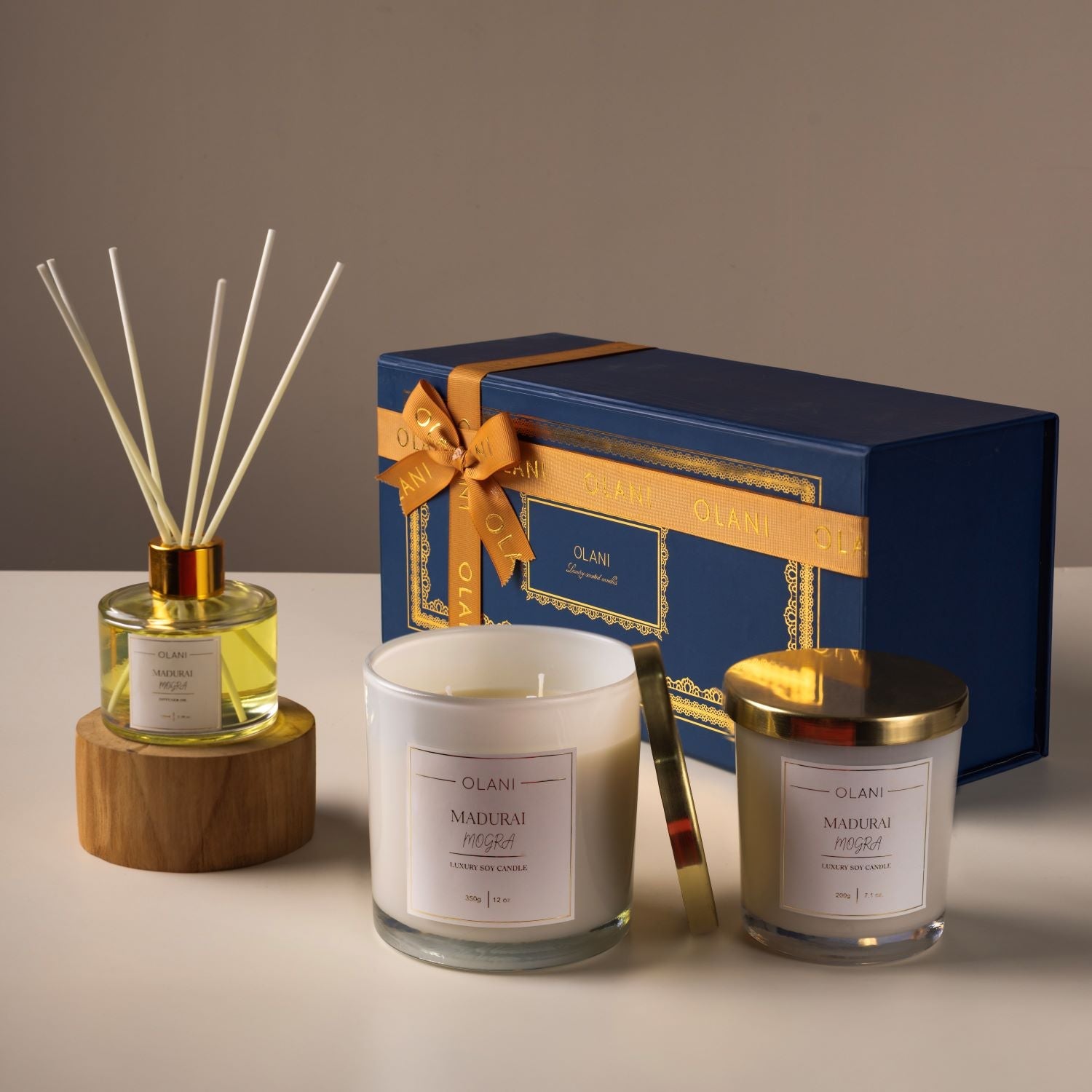 Opal Glow Luxury Crystal Candle Gift Collection