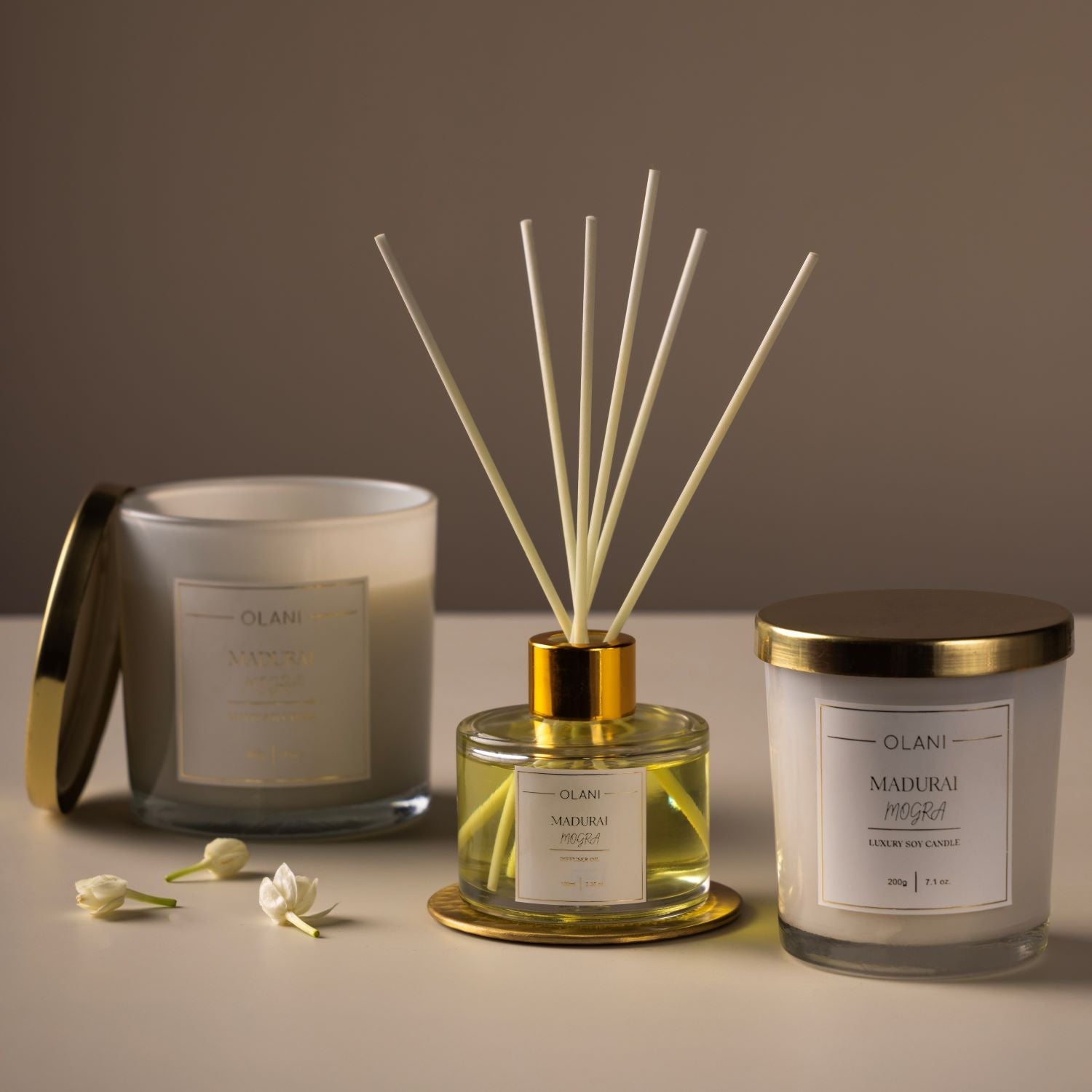 Opal Glow Luxury Crystal Candle Gift Collection