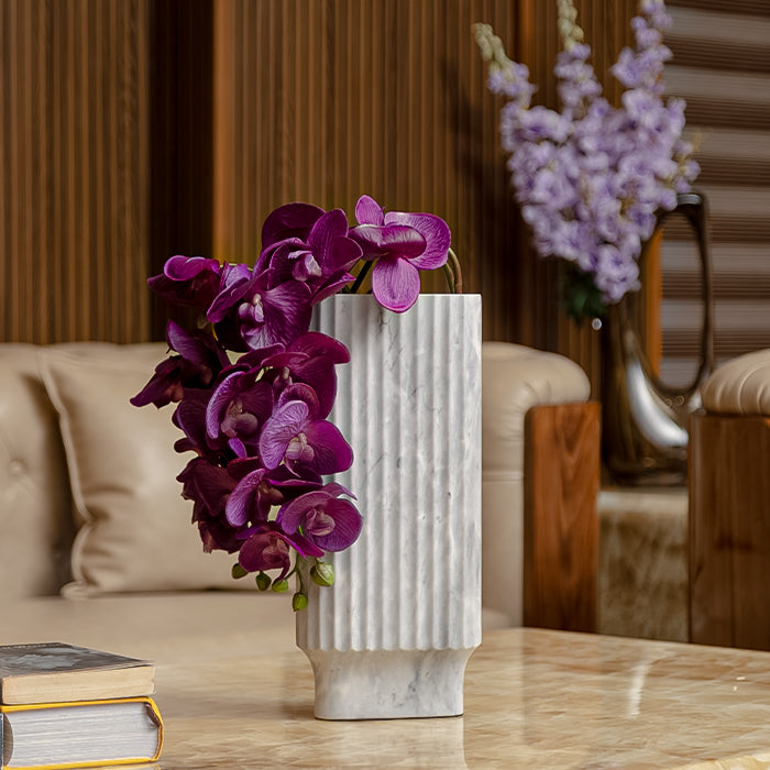 Python Grey Luxury Glass Vase