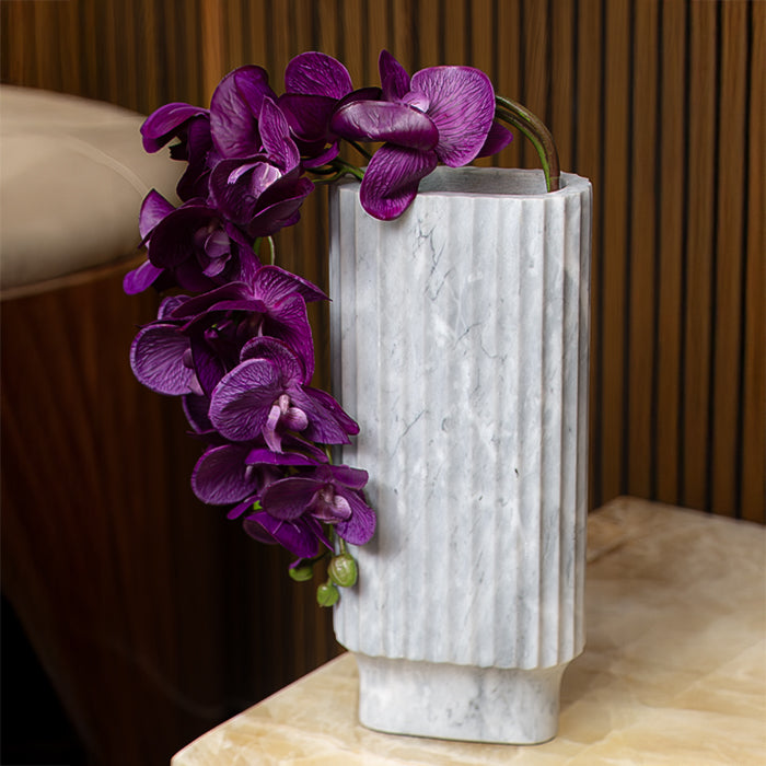 Python Grey Luxury Glass Vase