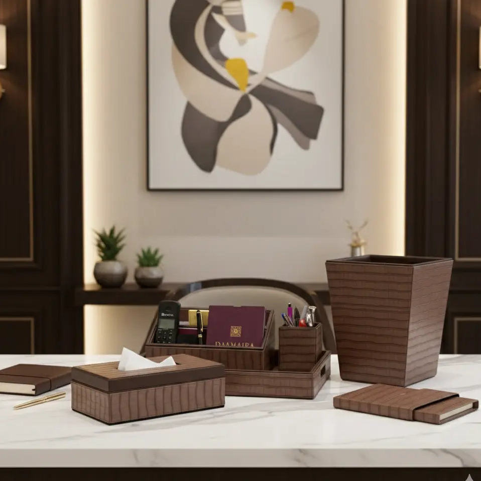 Daamaira Luxe Desk Organizer - set of 5