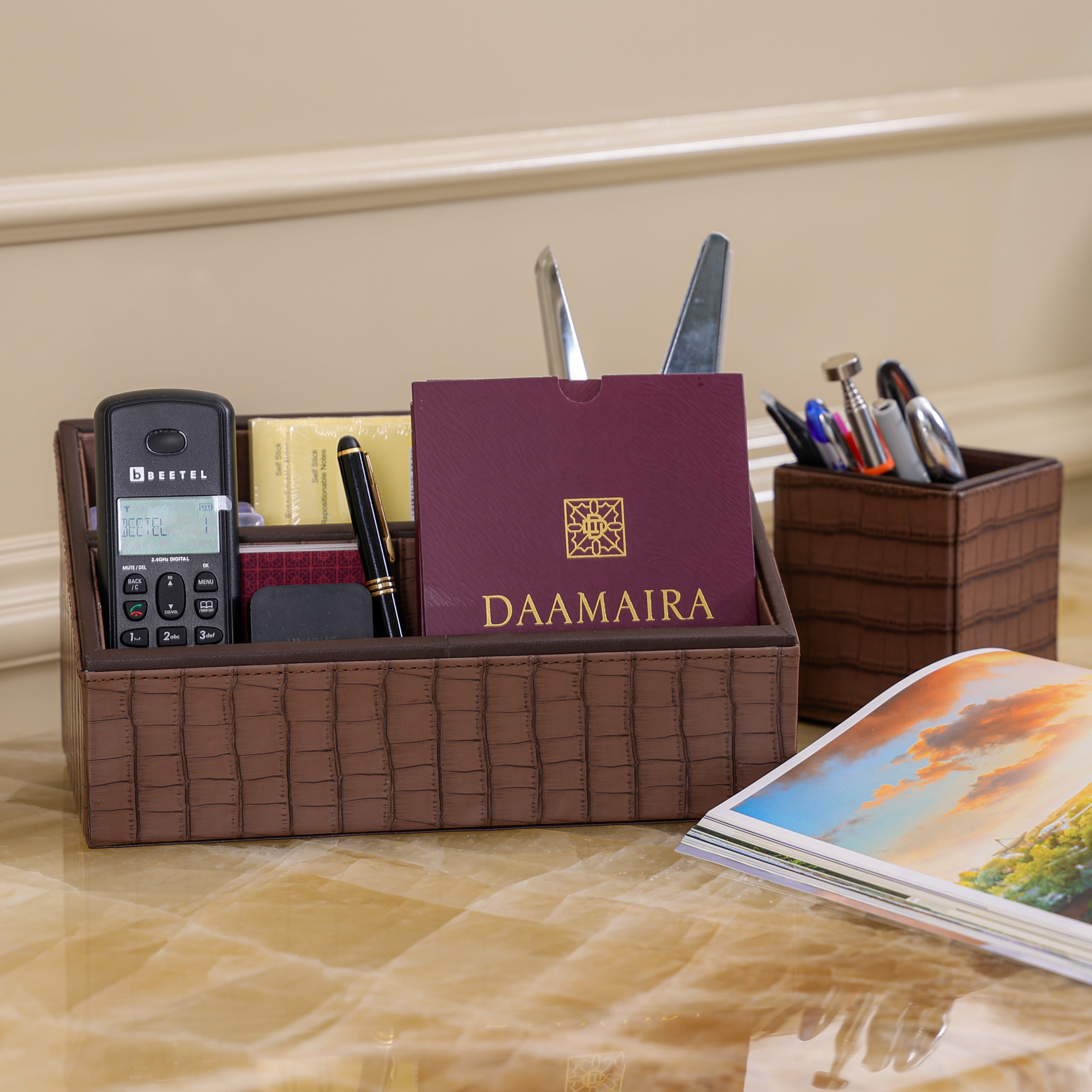 Daamaira Luxe Desk Organizer - set of 5