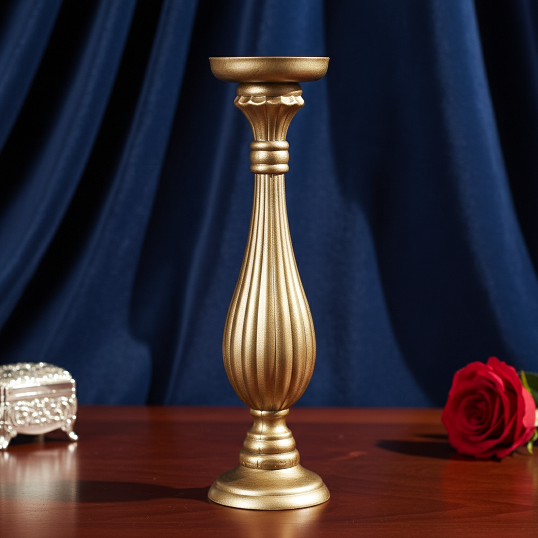 Golden Candle Holder - L