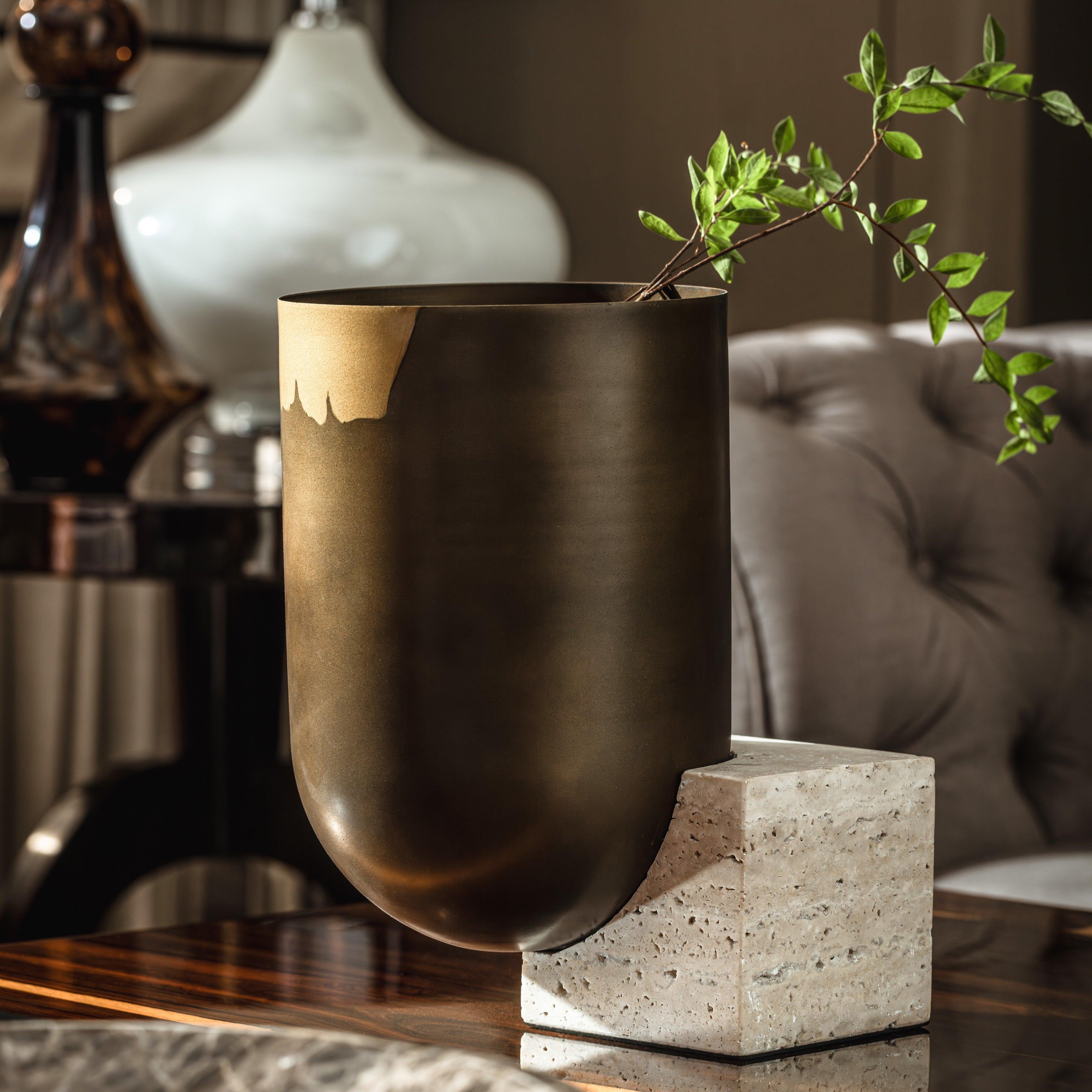 Balance Marble Vase - Daamaira Home and Living Ltd