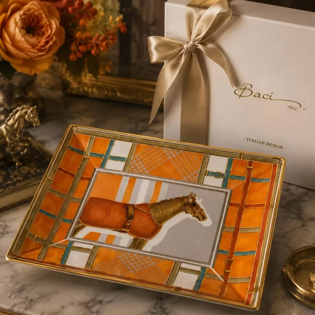 Horse Rect Tray- Horse 31x24