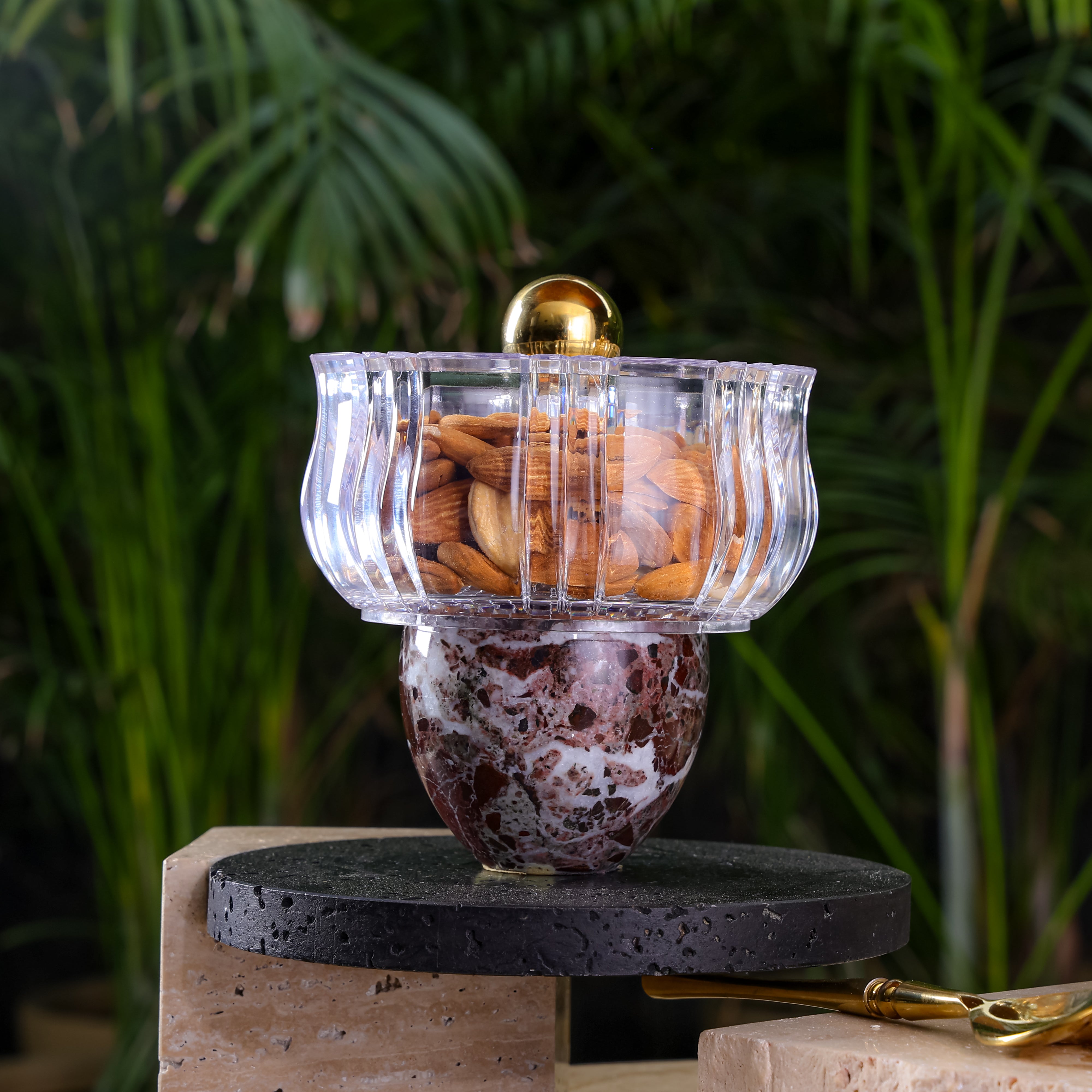 Royal Marble Nut Bowl - Wine