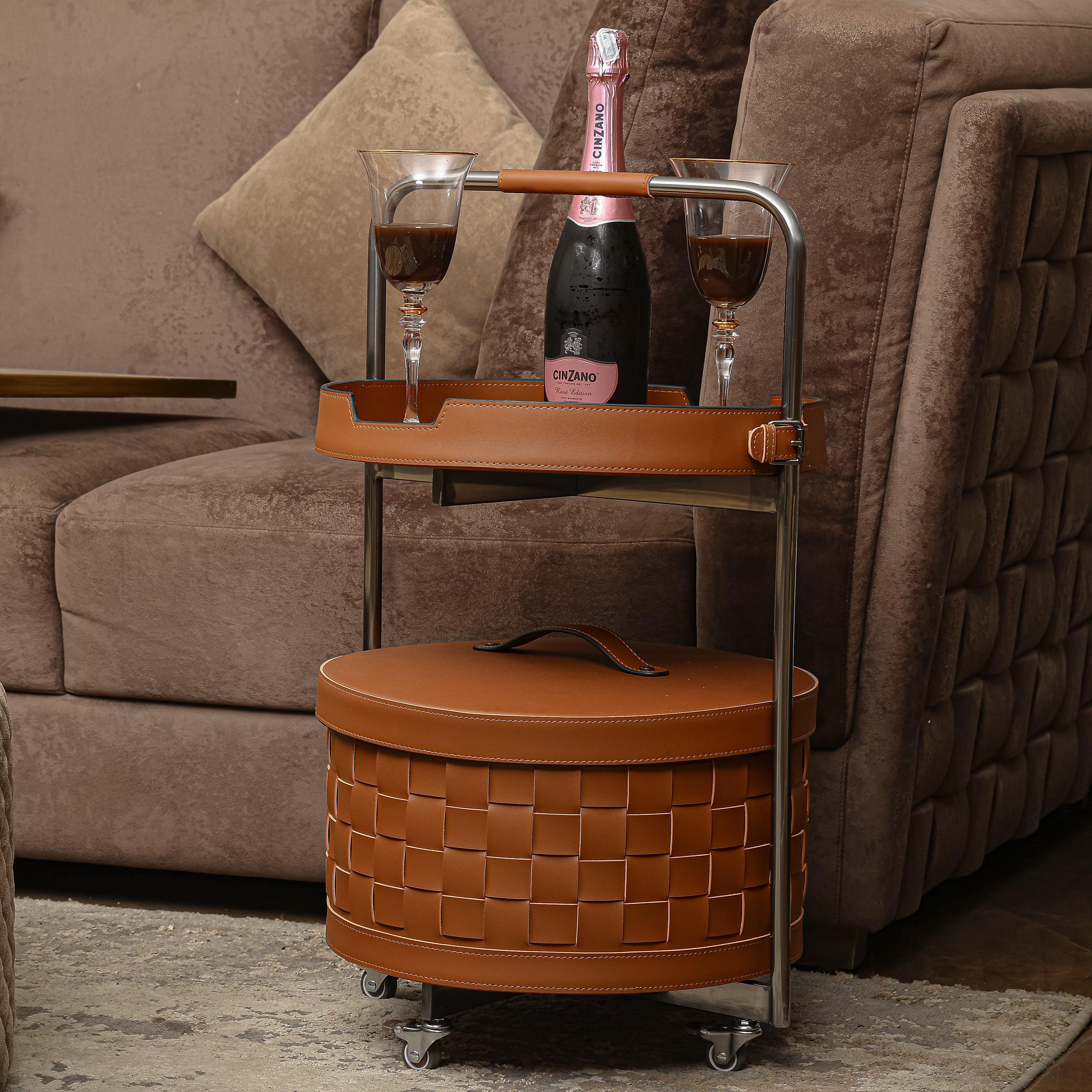 Classic Serving Bar Trolley - Daamaira Home and Living Ltd