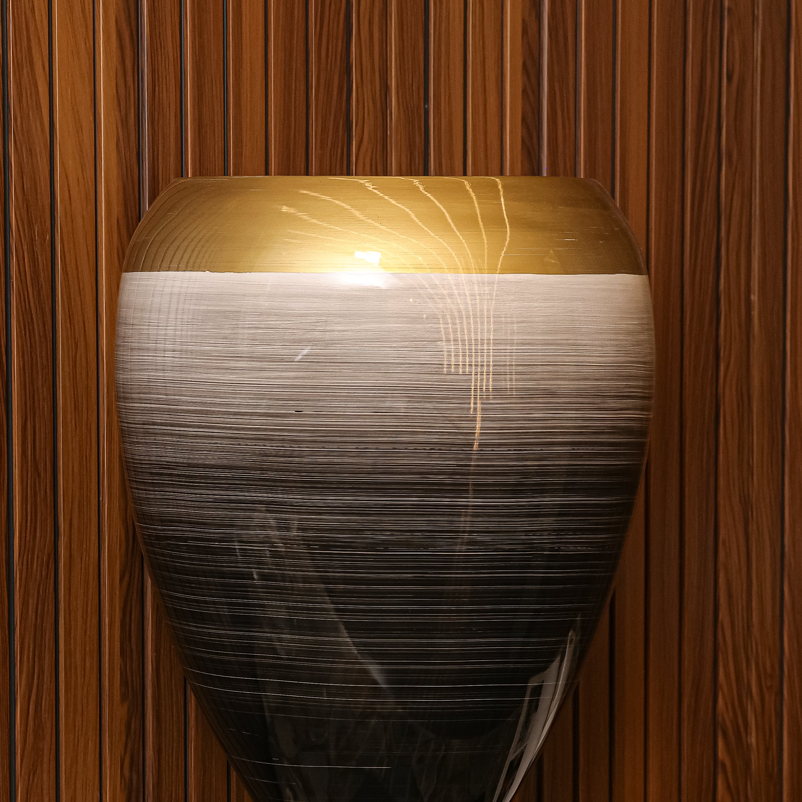 White Brushed Slate Vase