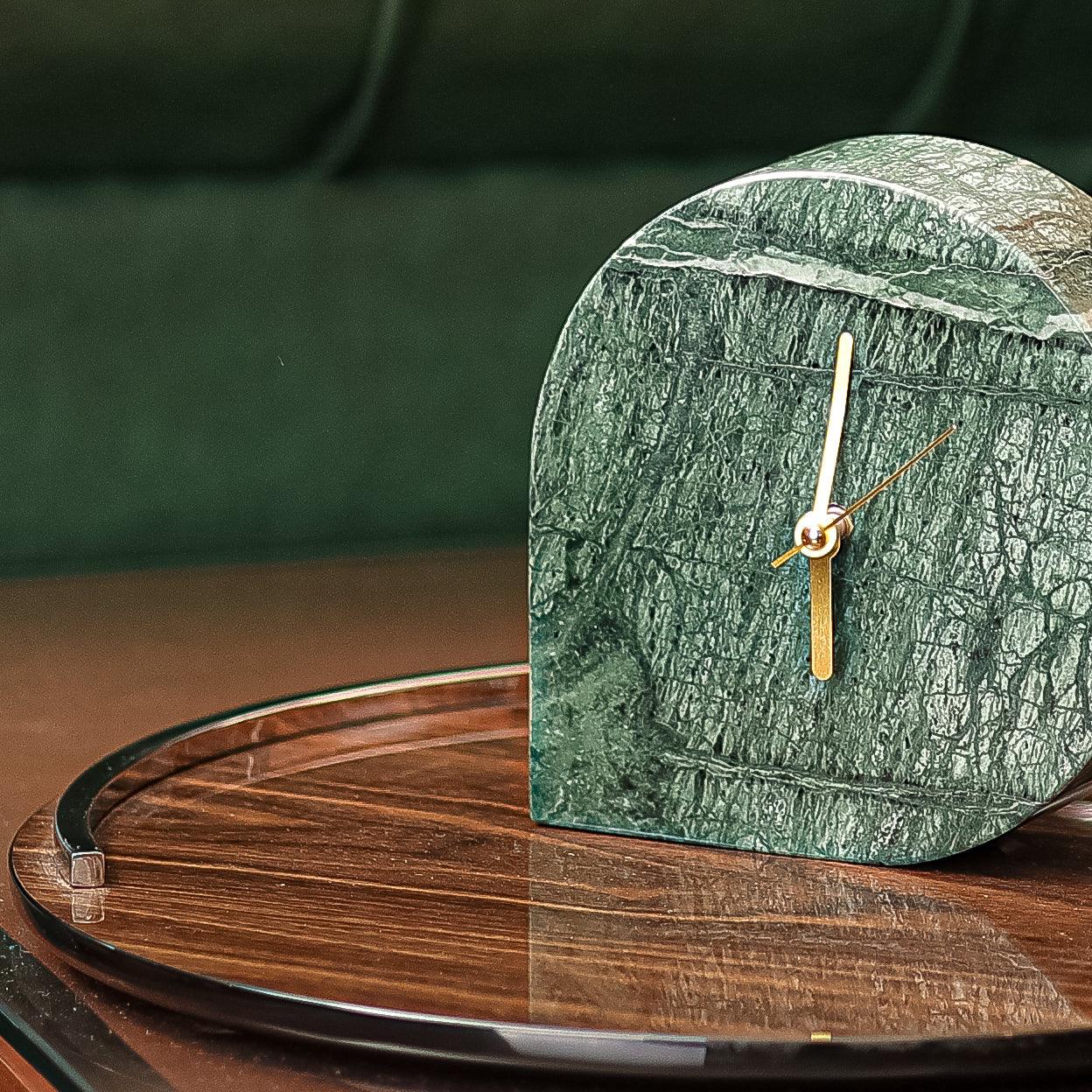 Marble Drop Clock - Green