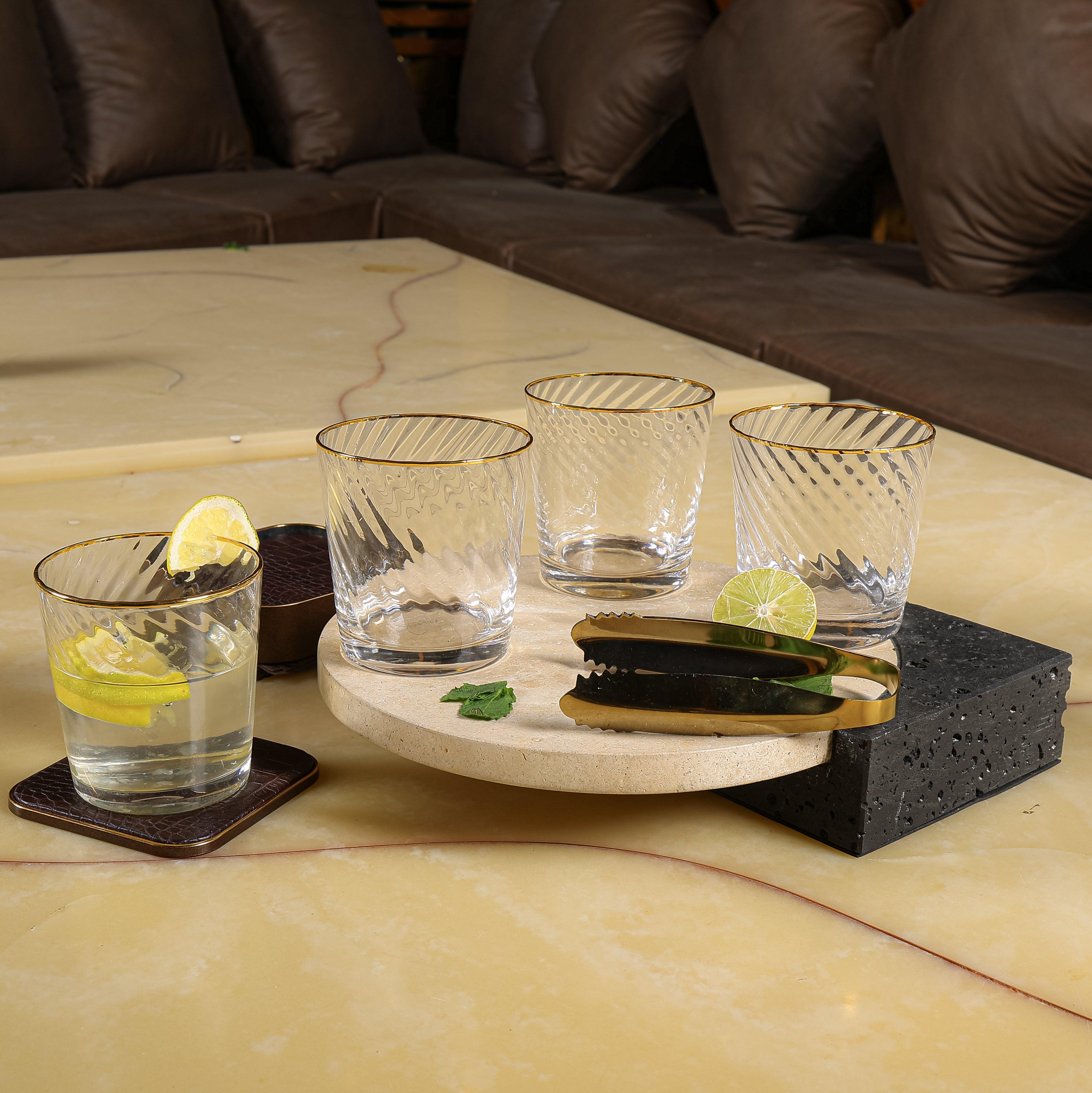 Finesse Set Of 4 Whiskey Glasses - Daamaira Home and Living Ltd