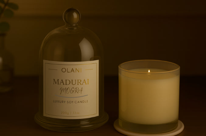 Bell Jar Premium Glass Candle Cloche Cover
