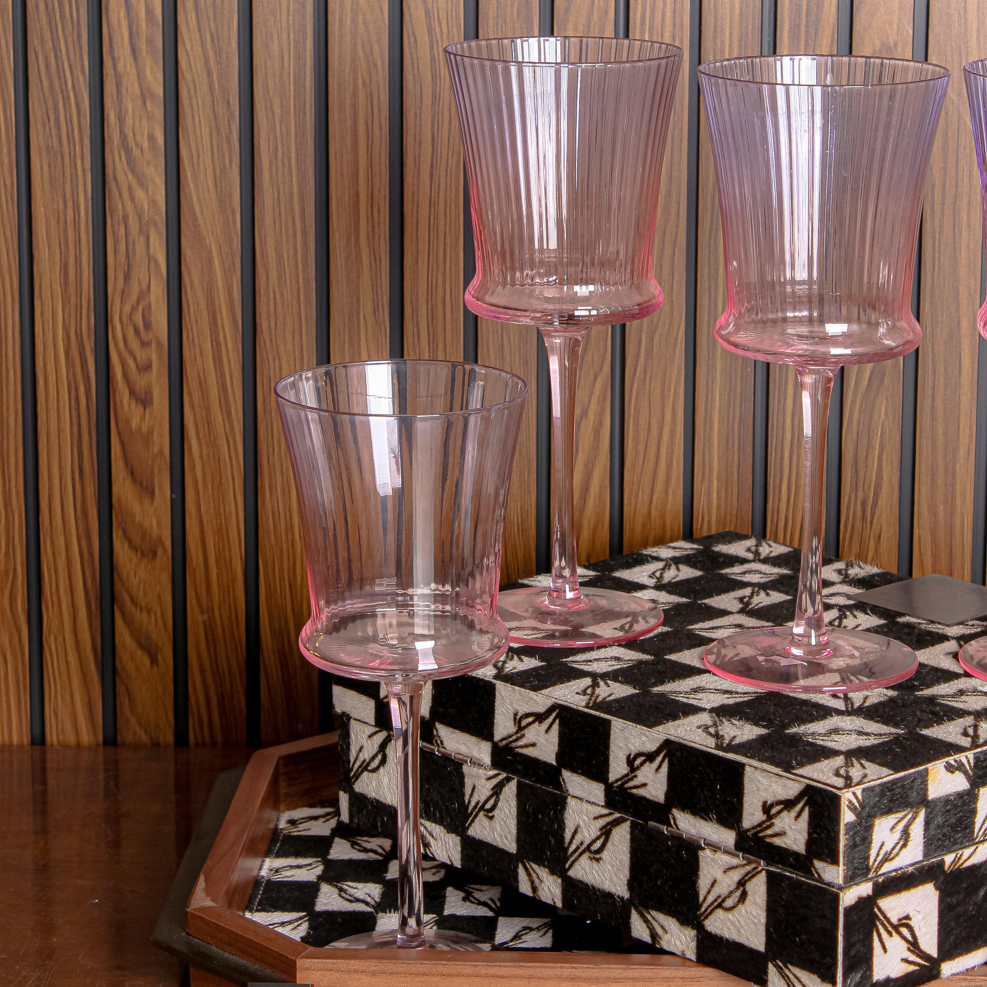 Shade Set Of 4 Wine Glasses - Daamaira Home and Living Ltd
