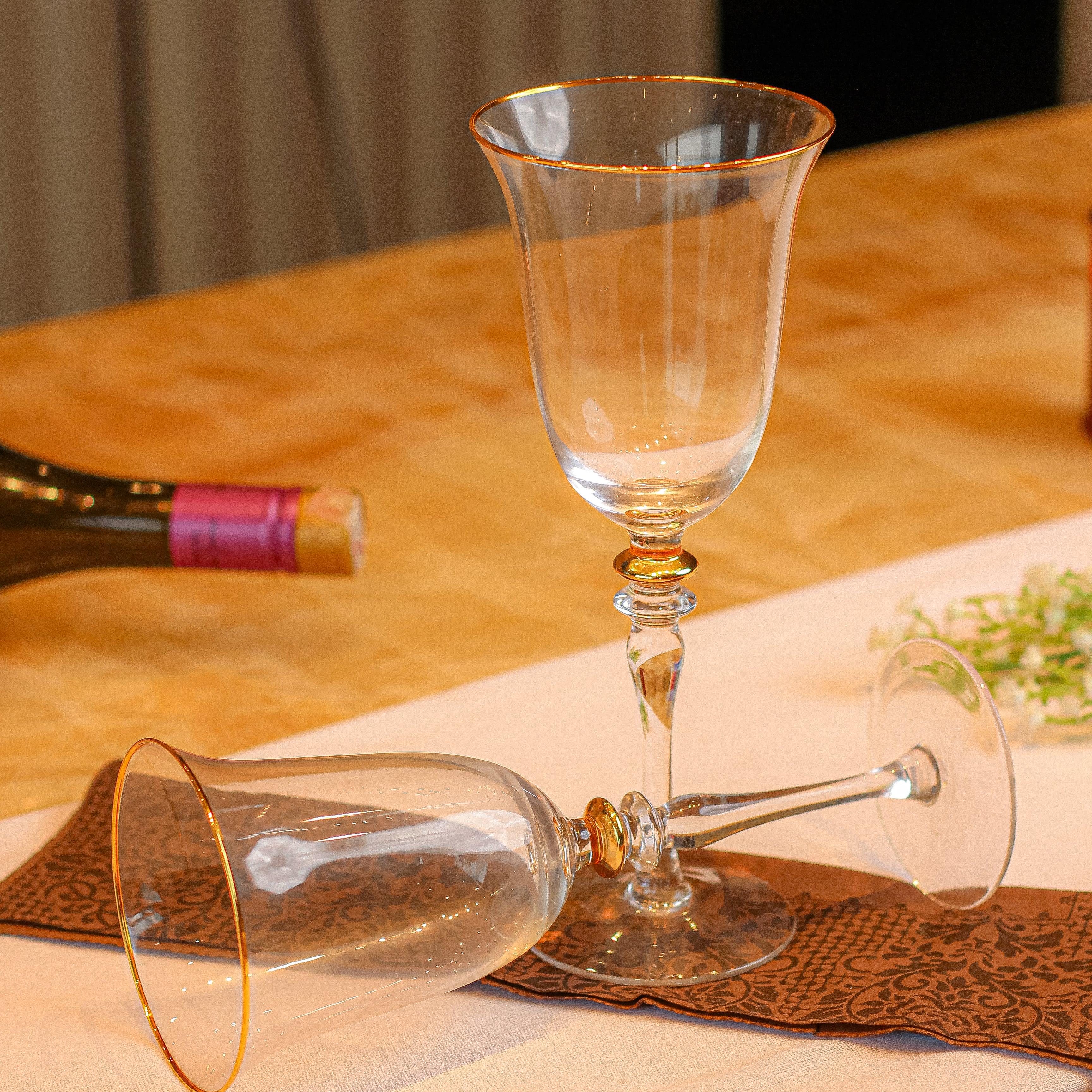 Royale Set Of 4 Wine Glasses - Daamaira Home and Living Ltd