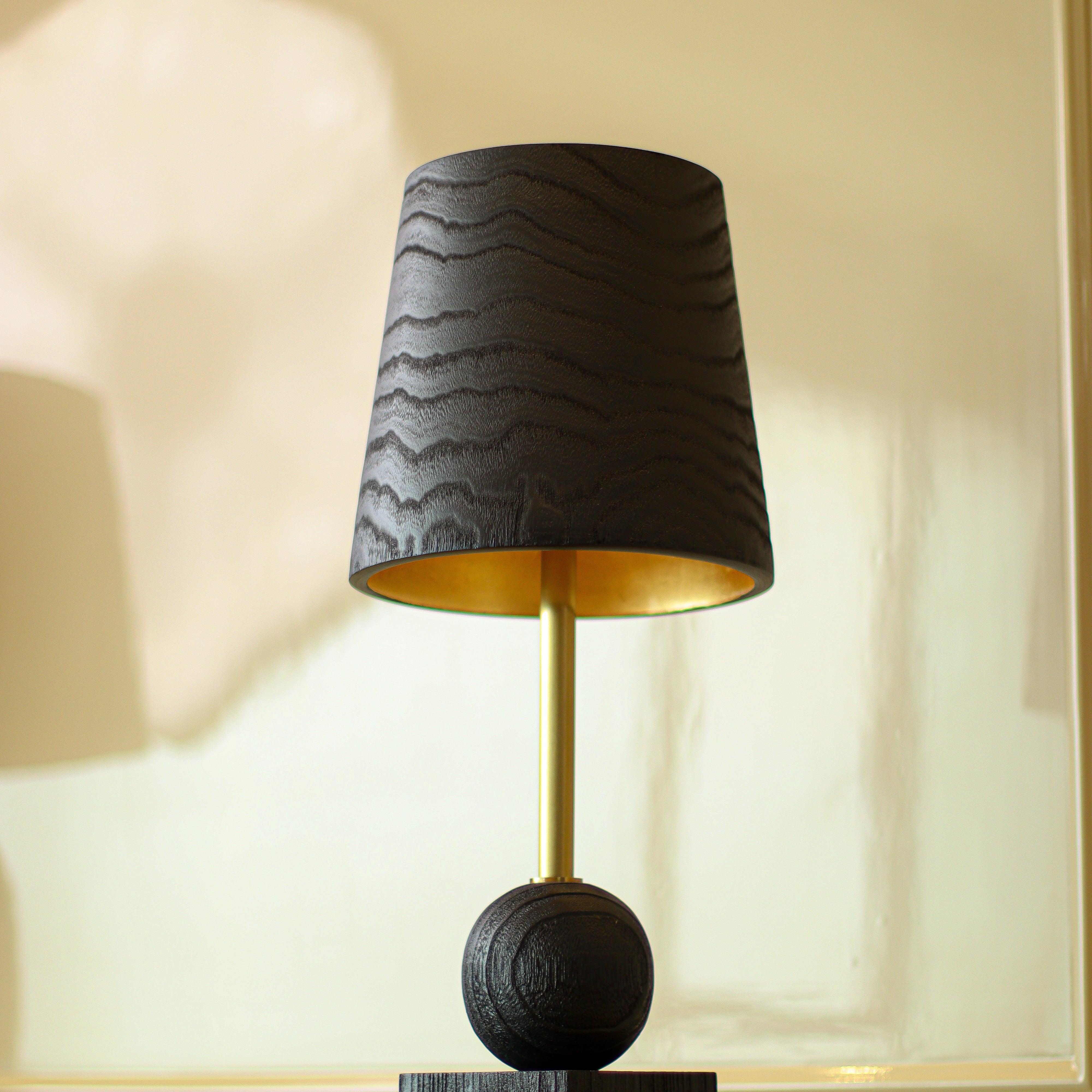 Ebony Table Lamp - Daamaira Home and Living Ltd