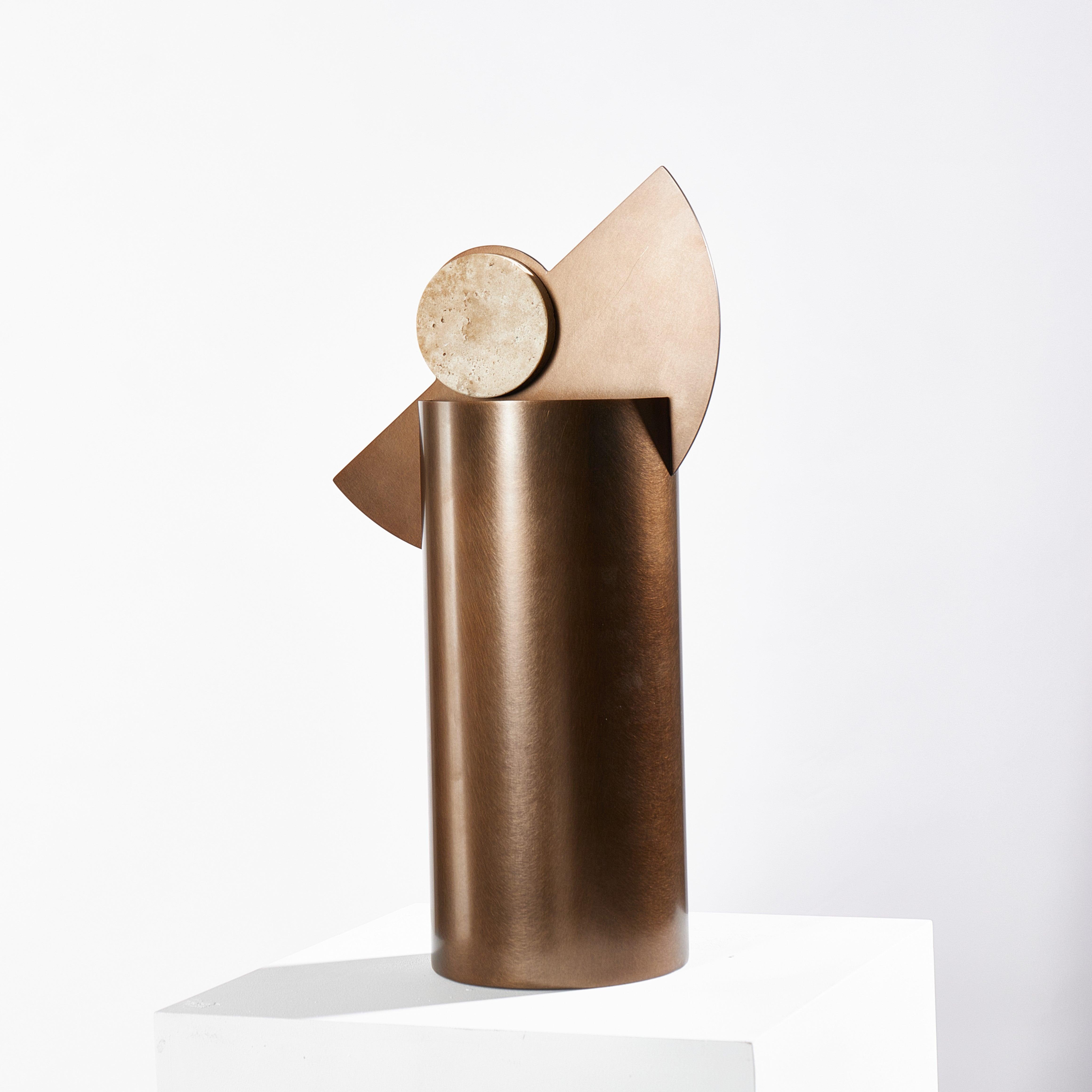 Marfil Abstract Luxury Glass Vase