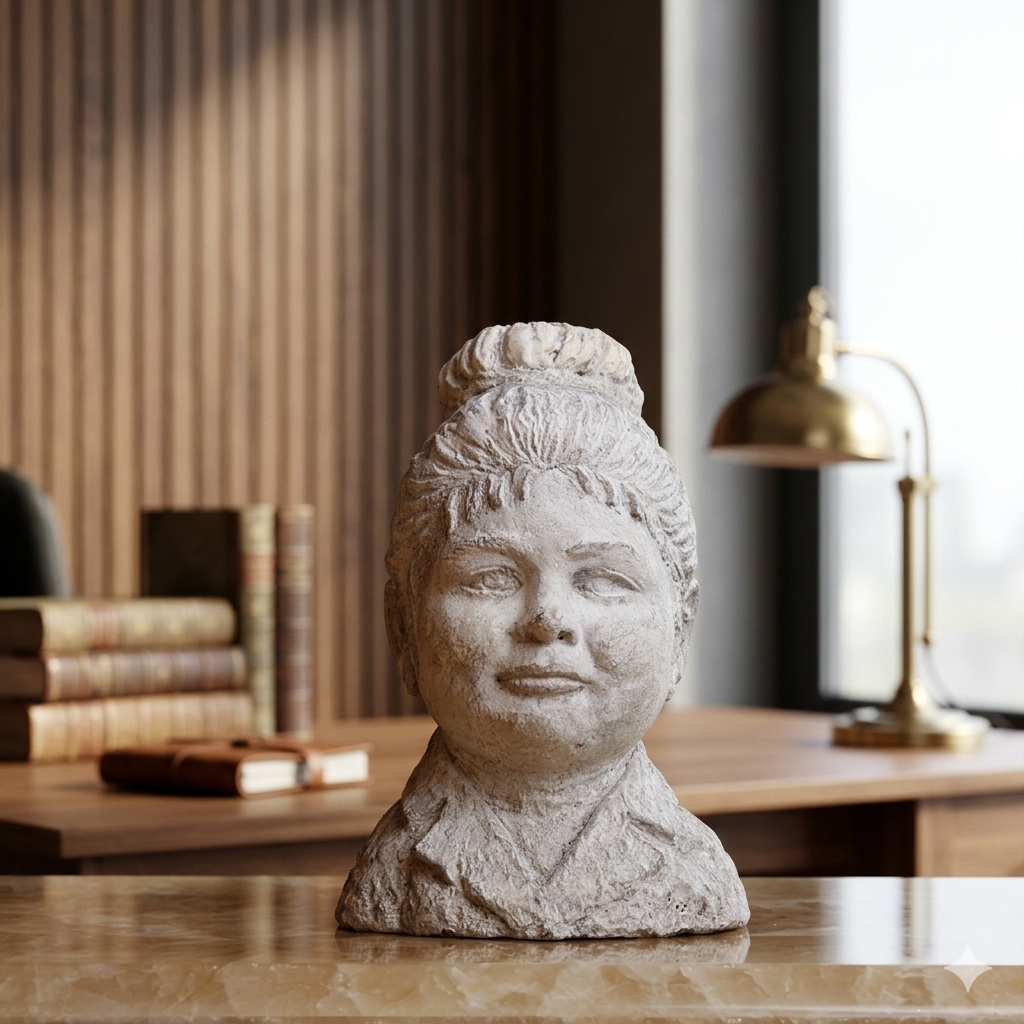 Japanese Head Statue 1