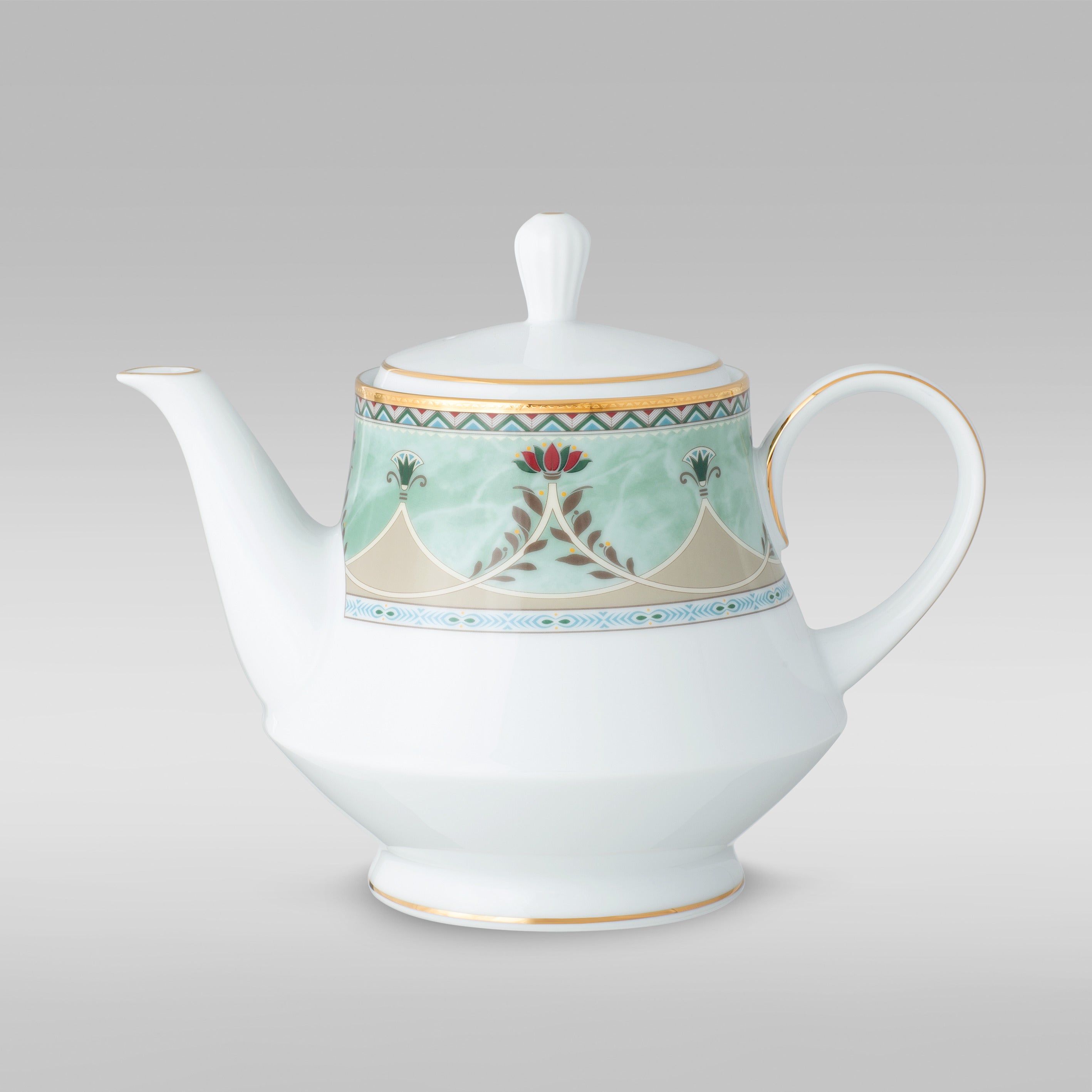 Noritake SERENE GARDEN 17PC TEA SET W/GB