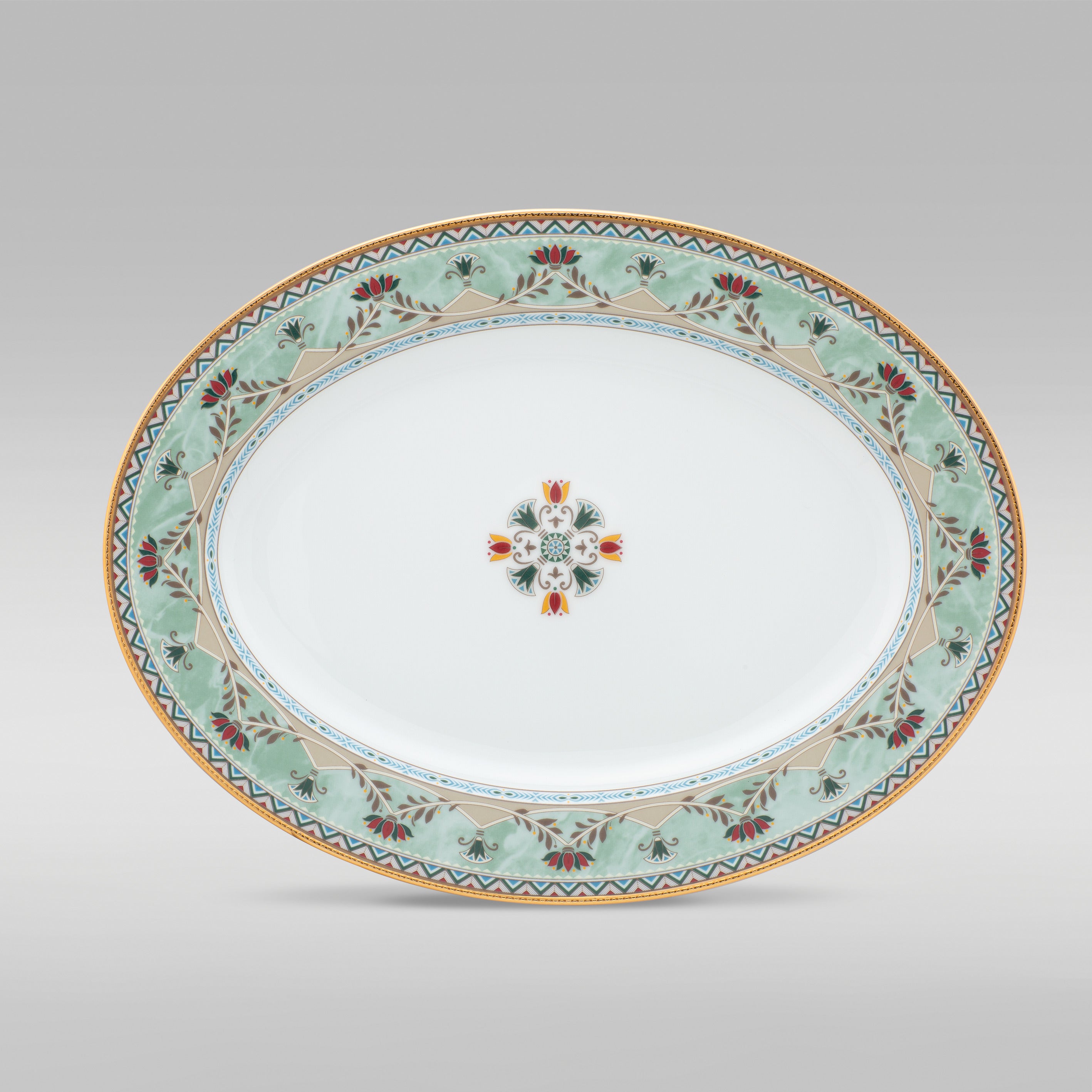 Noritake SERENE GARDEN 21PC DINNER SET W/GB