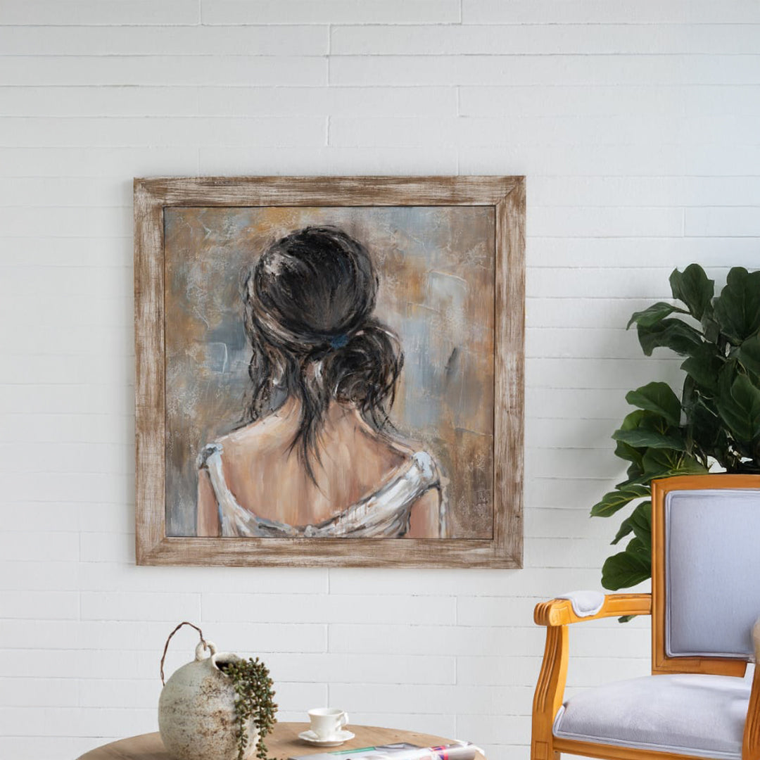 The Girl Hand Painting