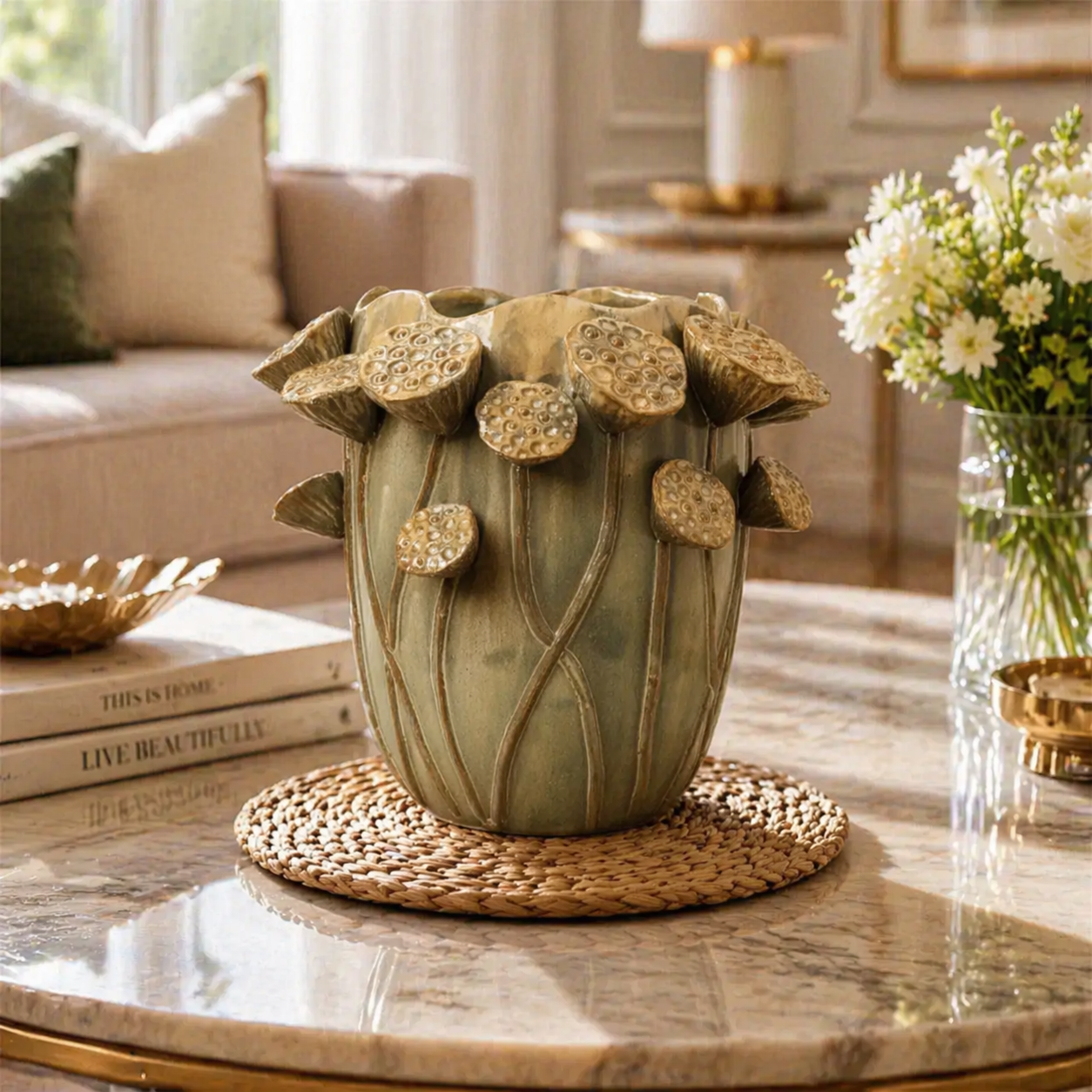 Reactive Glazed Vase - Small