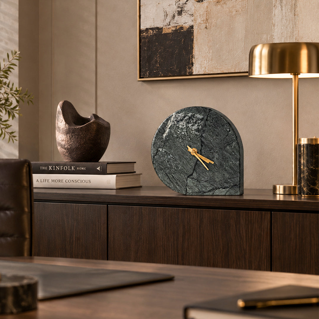 The Noir Stone Clock
