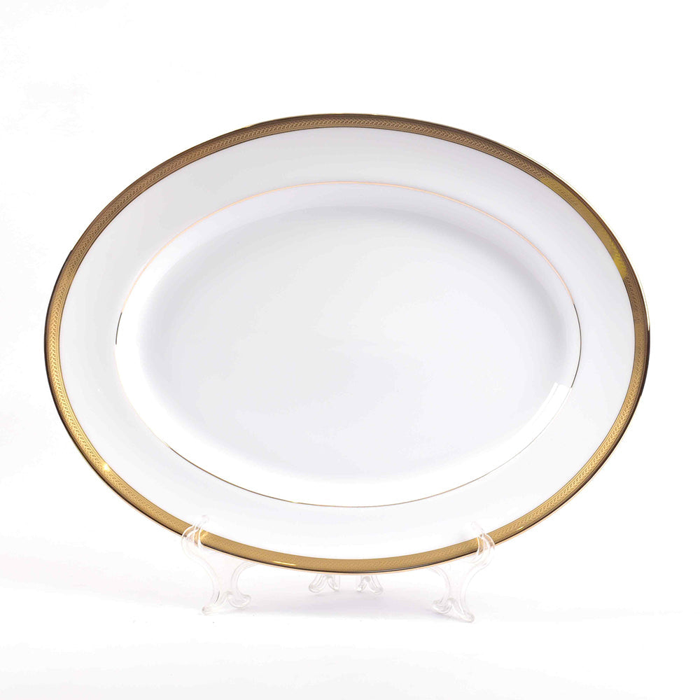 Porcelain Dinner Set 41pc | Gold | Vienna Gold ICHKAN by Day To Day