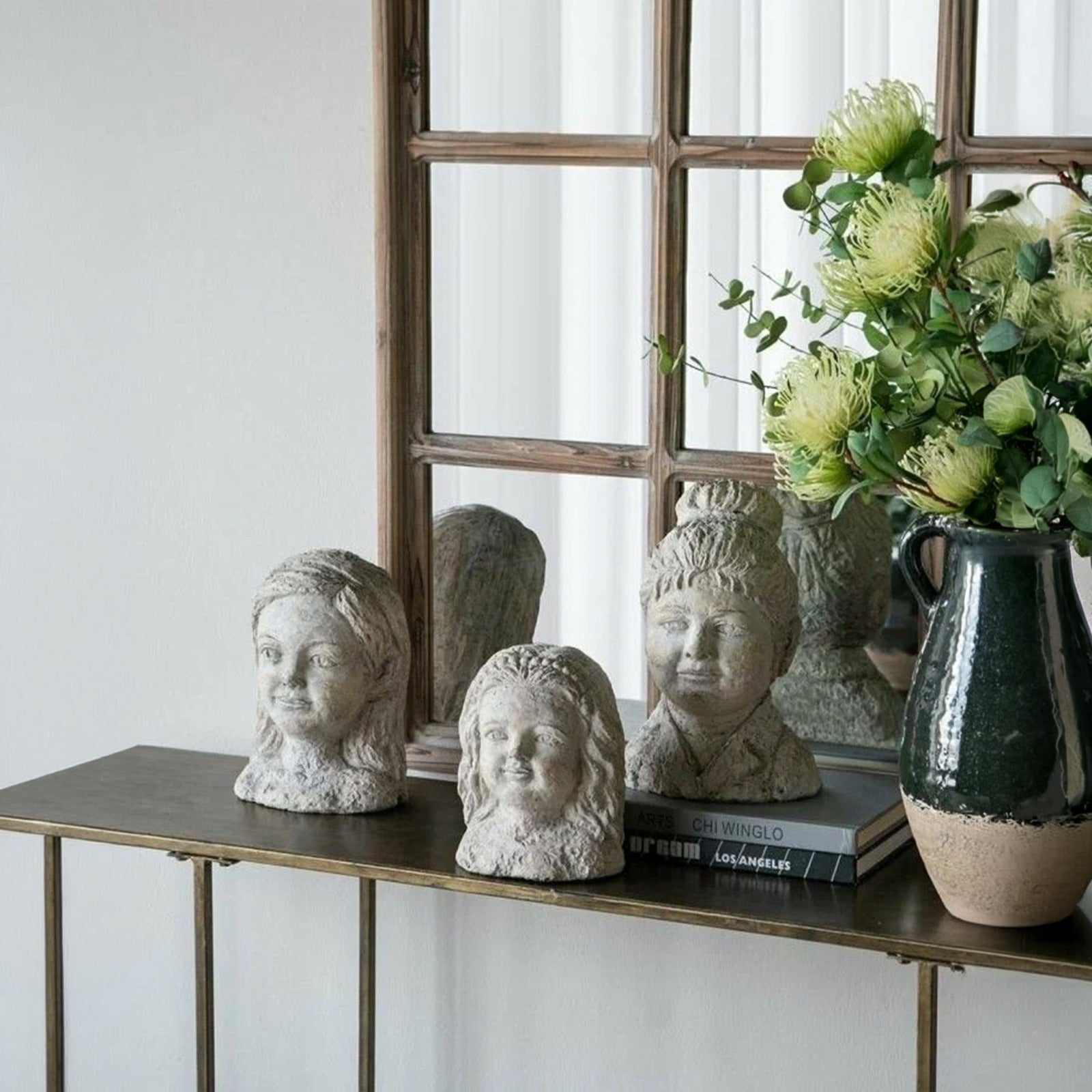 Japanese Head Statue 1