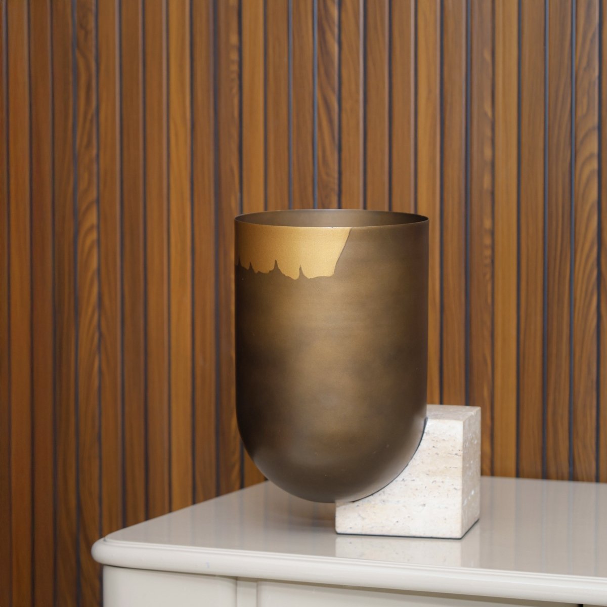 Vases Balance Marble Vase - Daamaira Home and Living Ltd