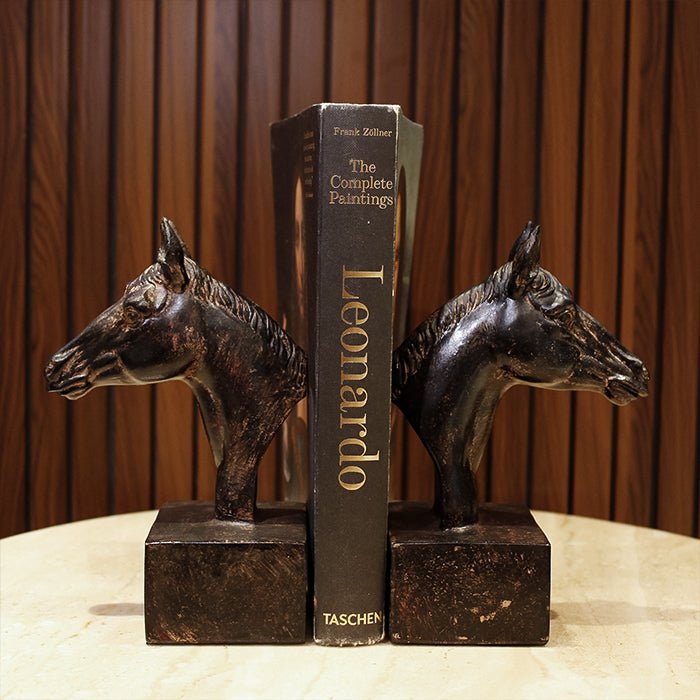 Running Horse Bookends