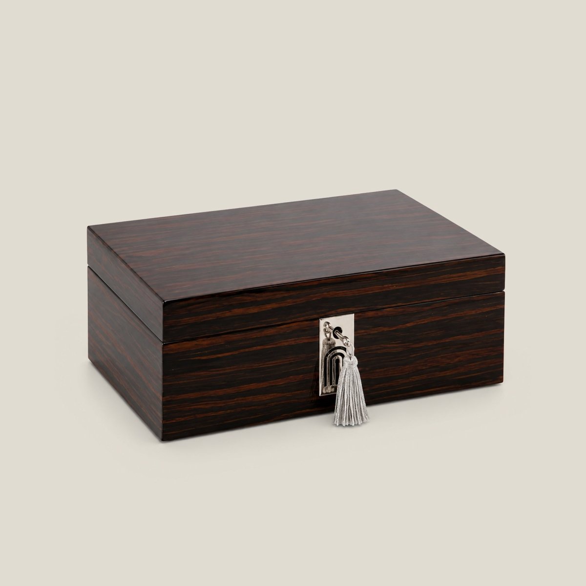 Storage Box Brilliance Time Piece/Jewel Box With Lock - Daamaira Home and Living Ltd