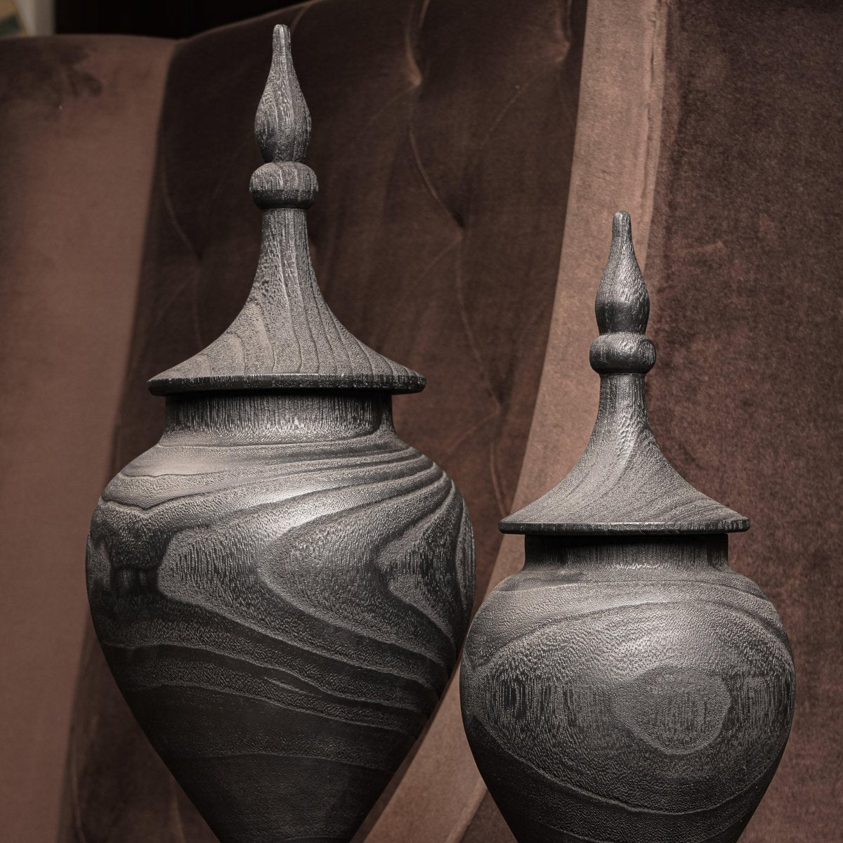 Decor Objects Buckingham Vase With Lid - Daamaira Home and Living Ltd