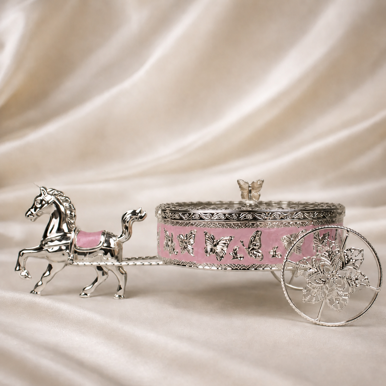 Butterfly Horse Cart Serving Tray