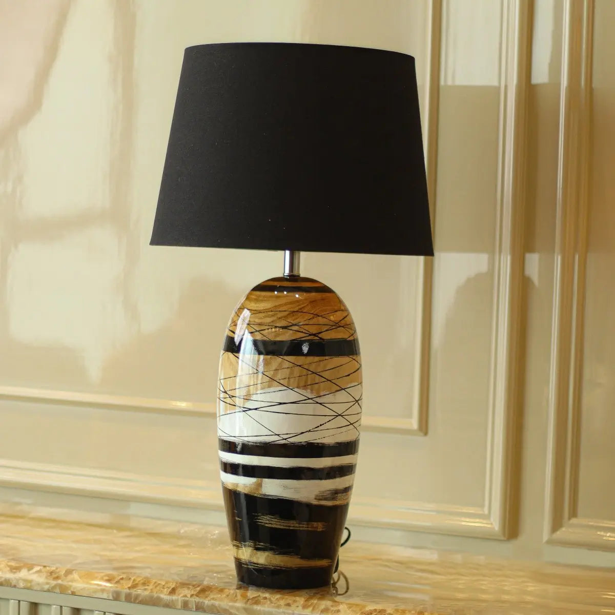 Lamp Shades Chime Table Lamp - Daamaira Home and Living Ltd
