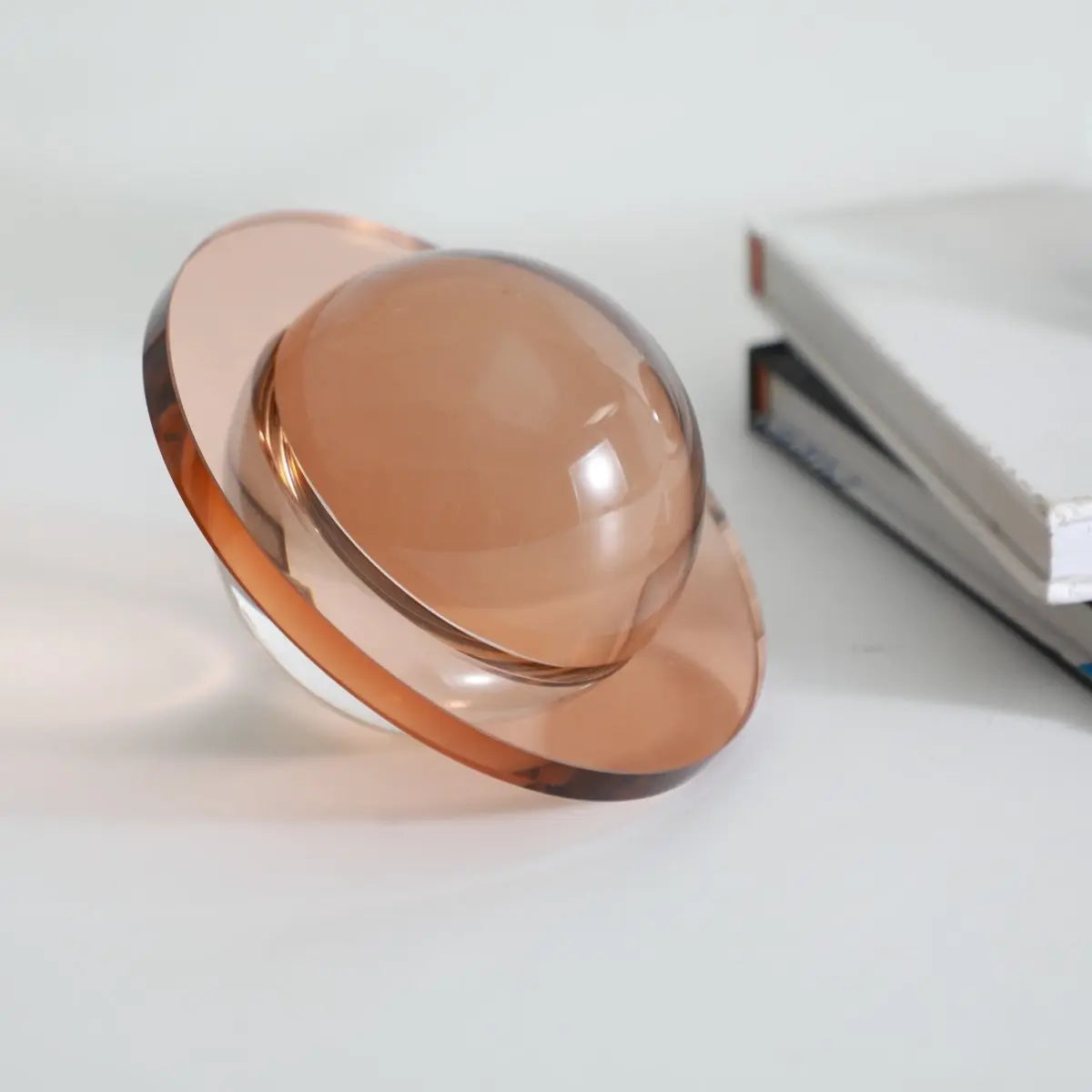 Decor Objects Crystal Airship Decor Object - Amber - Daamaira Home and Living Ltd