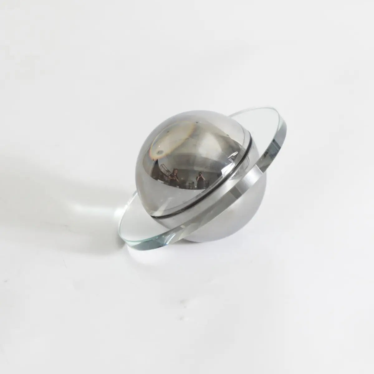 Decor Objects Crystal Airship Decor Object - Smoky Grey - Daamaira Home and Living Ltd