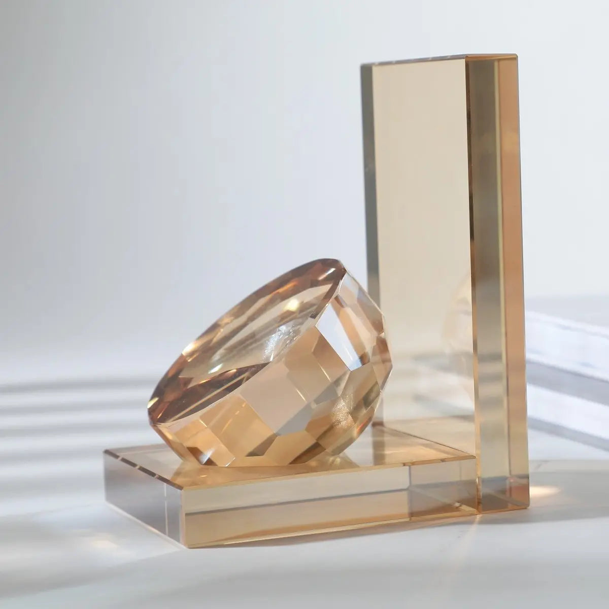 Decor Objects Crystal Bookend - Daamaira Home and Living Ltd