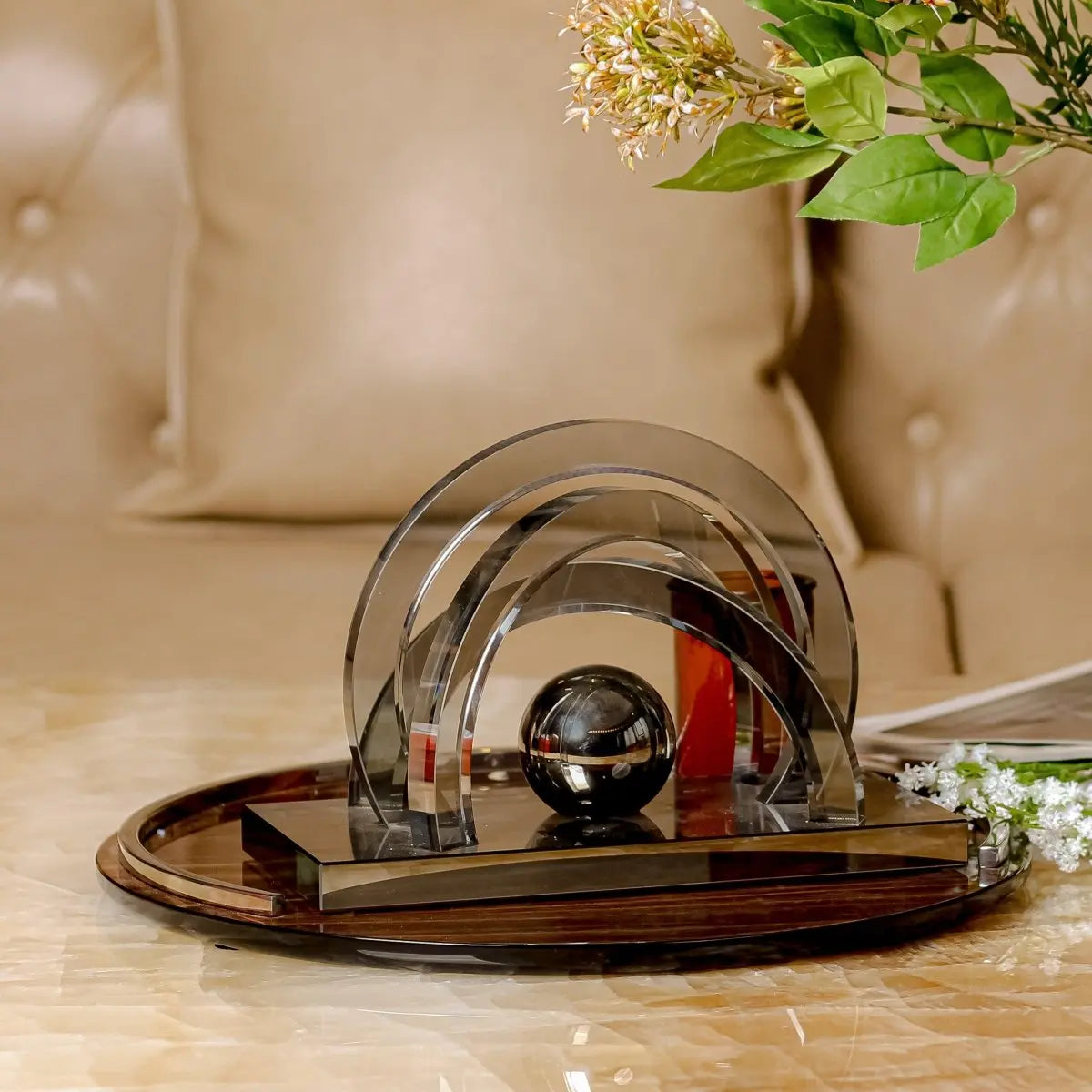 Decor Objects Crystal Sculpture - Daamaira Home and Living Ltd