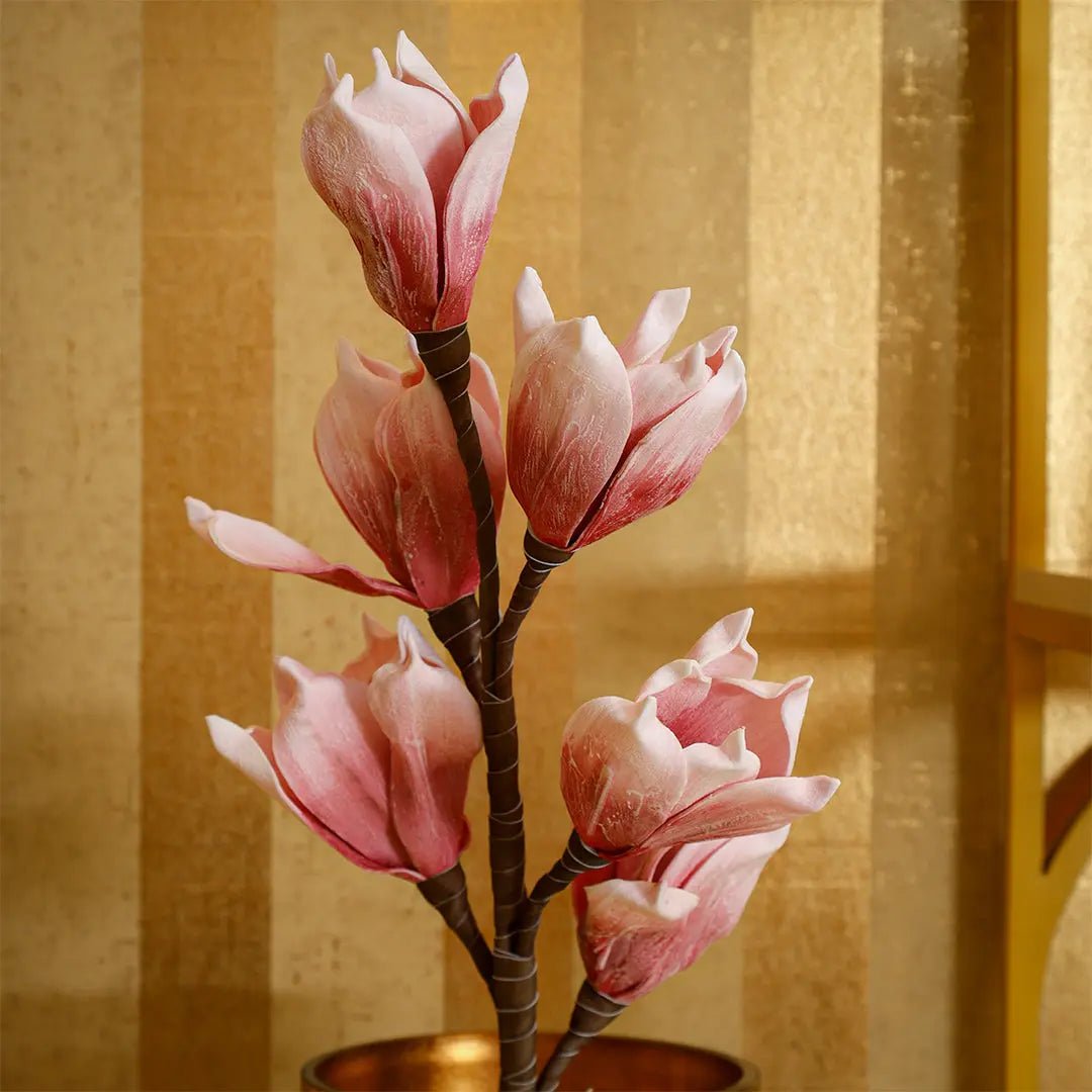 Daamaira Dusty Rose Magnolia Branch - Daamaira Home and Living Ltd